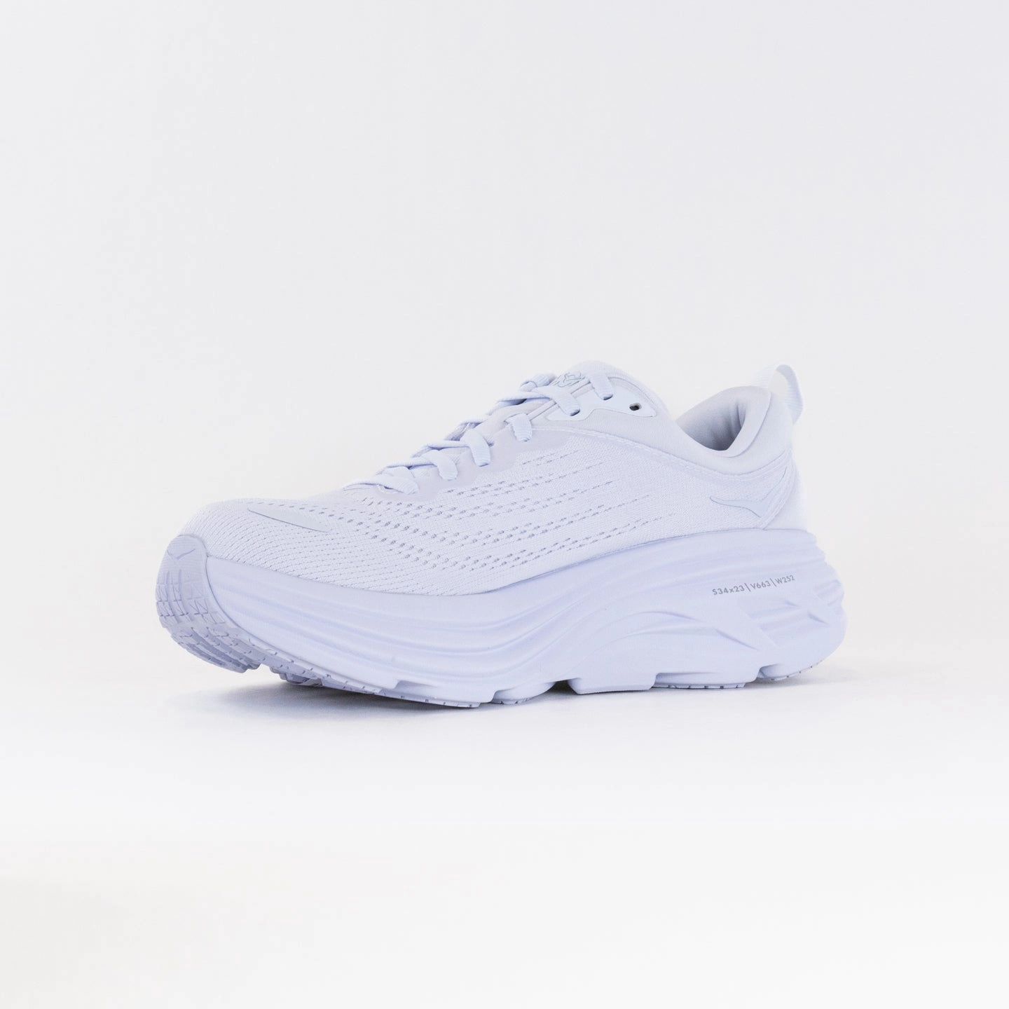 athlete shoes Multi Density Midsole Hoka Bondi 8 (Women's) - White/White