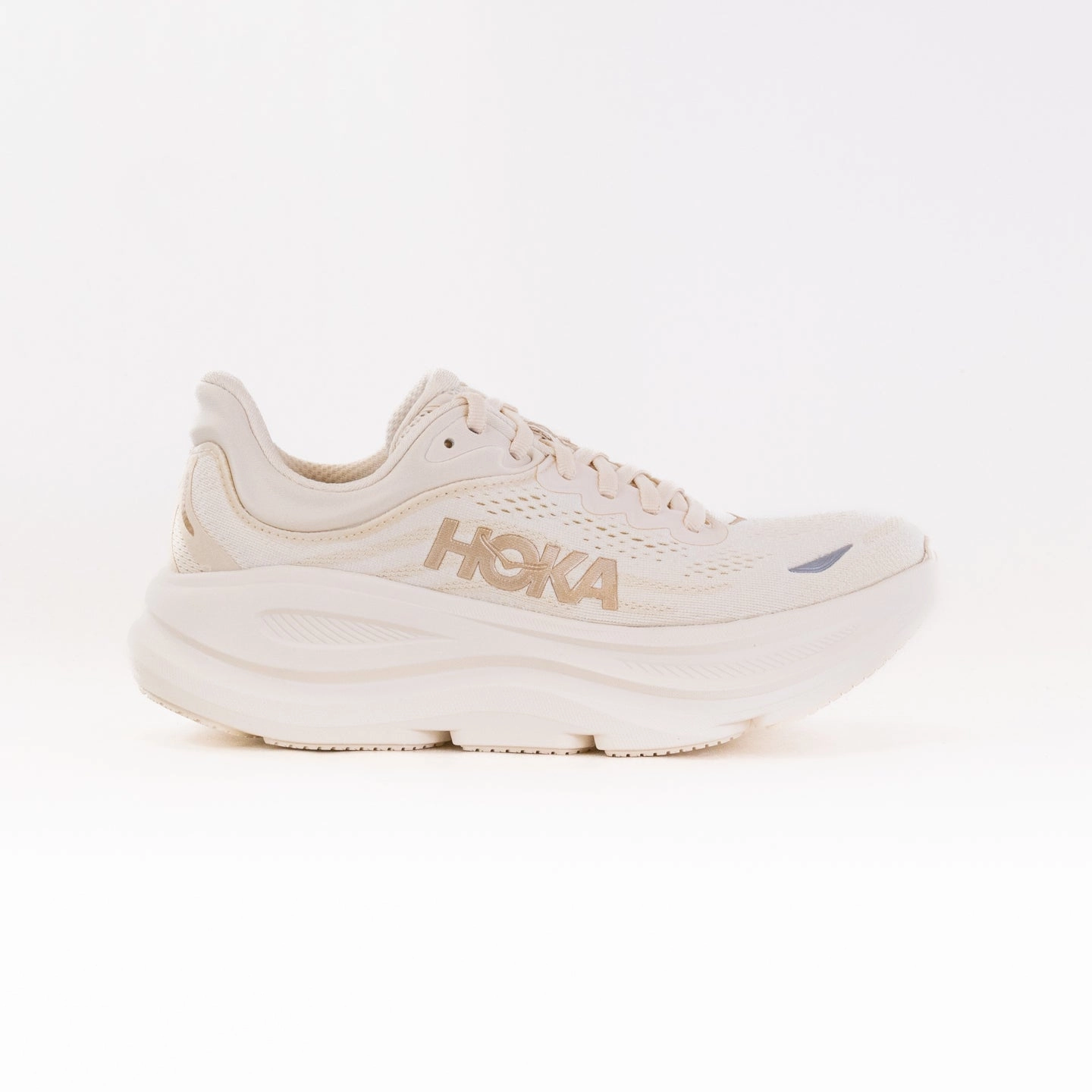 Sprinting Aid sandy shoes Hoka Bondi 9 (Women's) - Vanilla/Birch