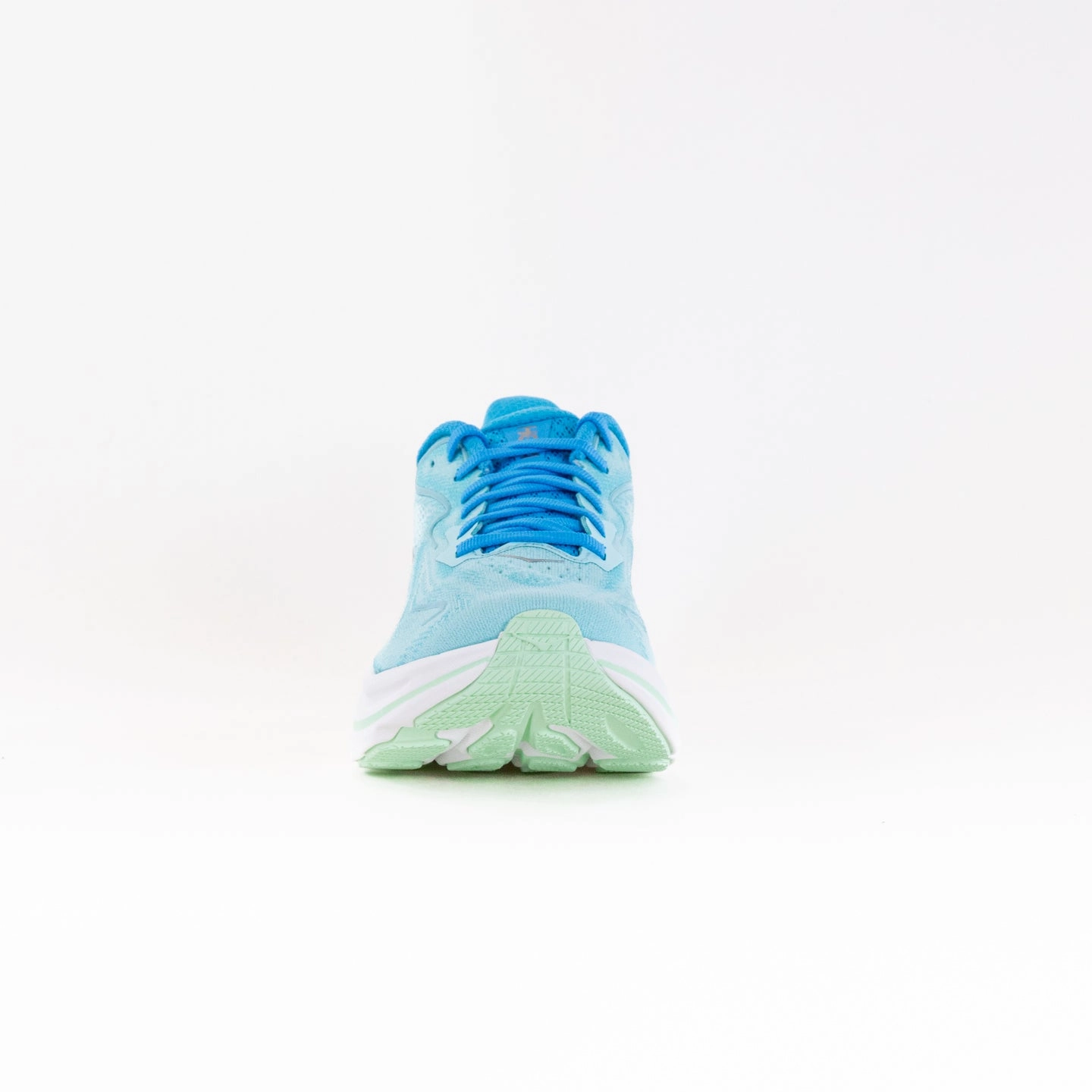 Hoka Clifton 10 (Women's) - Skyward Blue/Cielo Blue Elastic laces