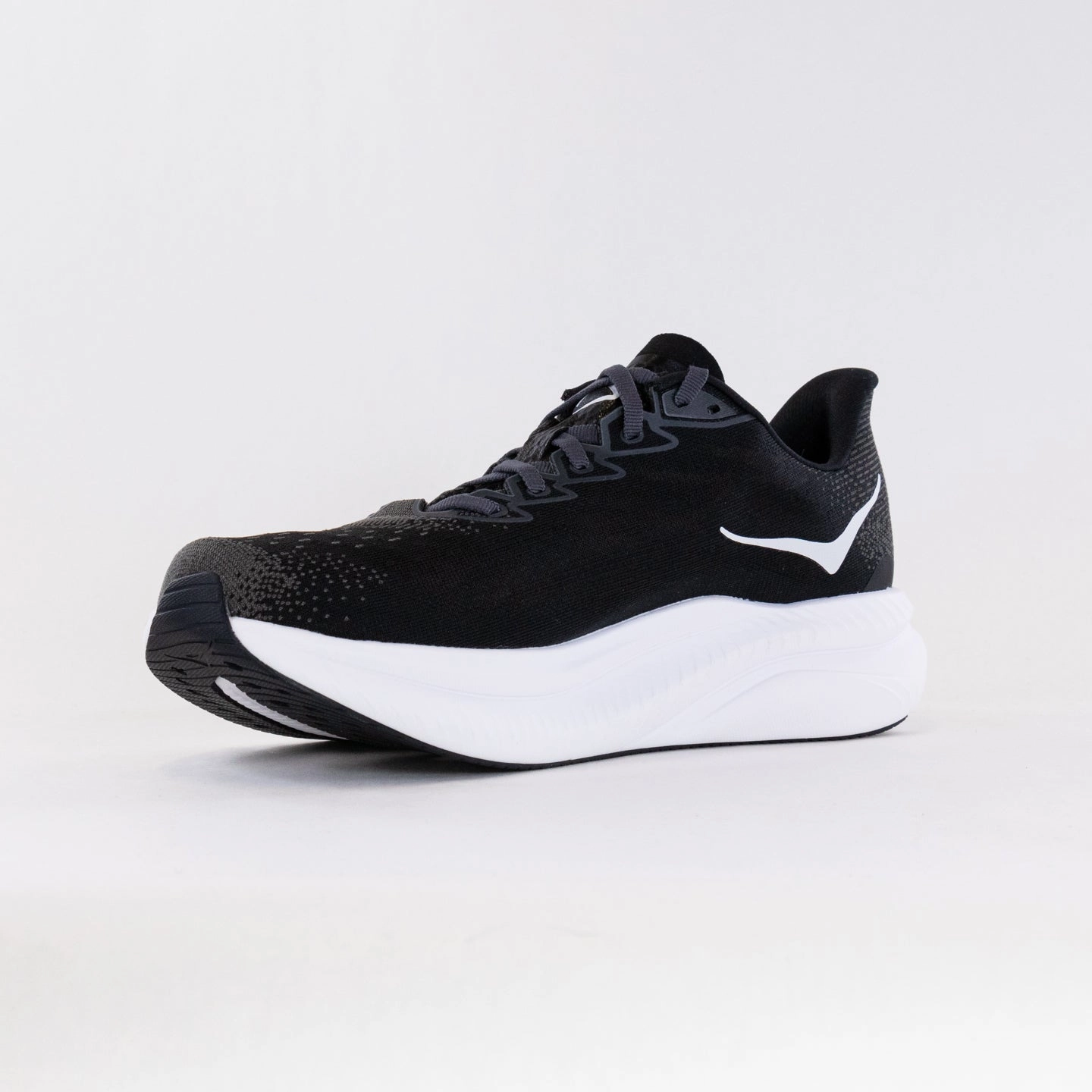 Hoka Mach 6 (Women's) - Black/White natural materials Community Support