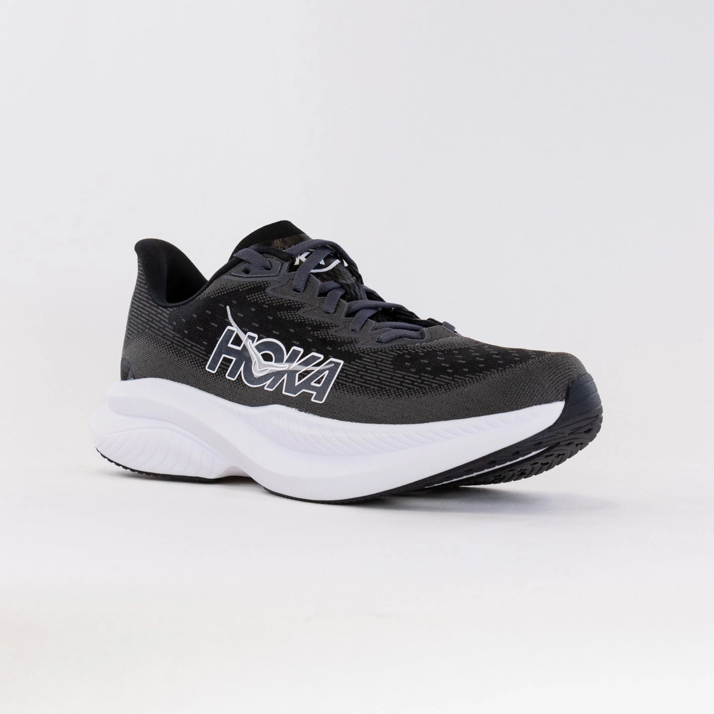 Heavy - duty Hoka Mach 6 (Women's) Wide - Black/White