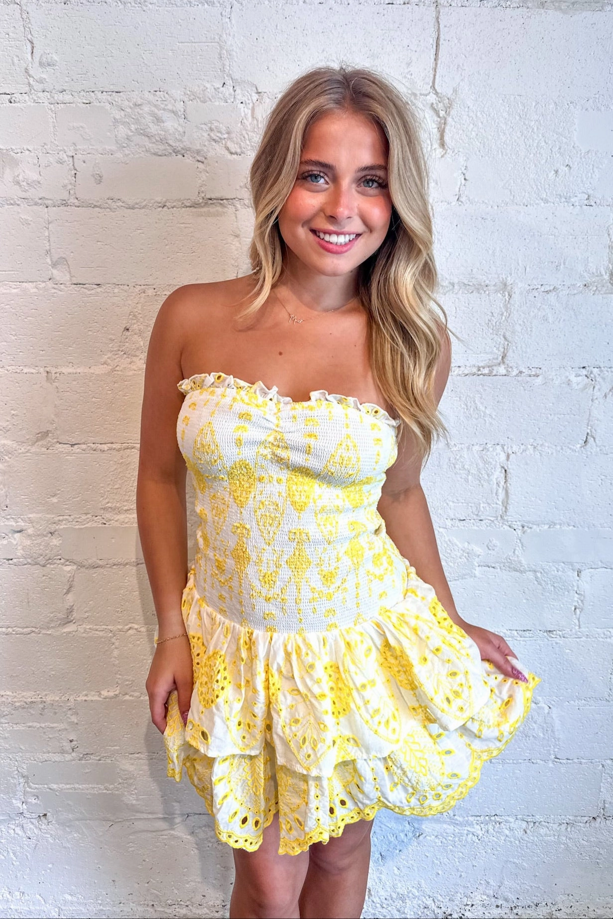 Honeycomb Glow Dress Smart Fabric Weekend Favorite