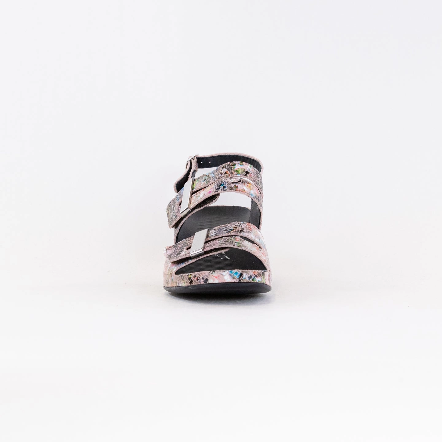 Chic Vacation Sandals Relaxed Walk Vital Joy Sandal (Women's) - Multicolor Leather