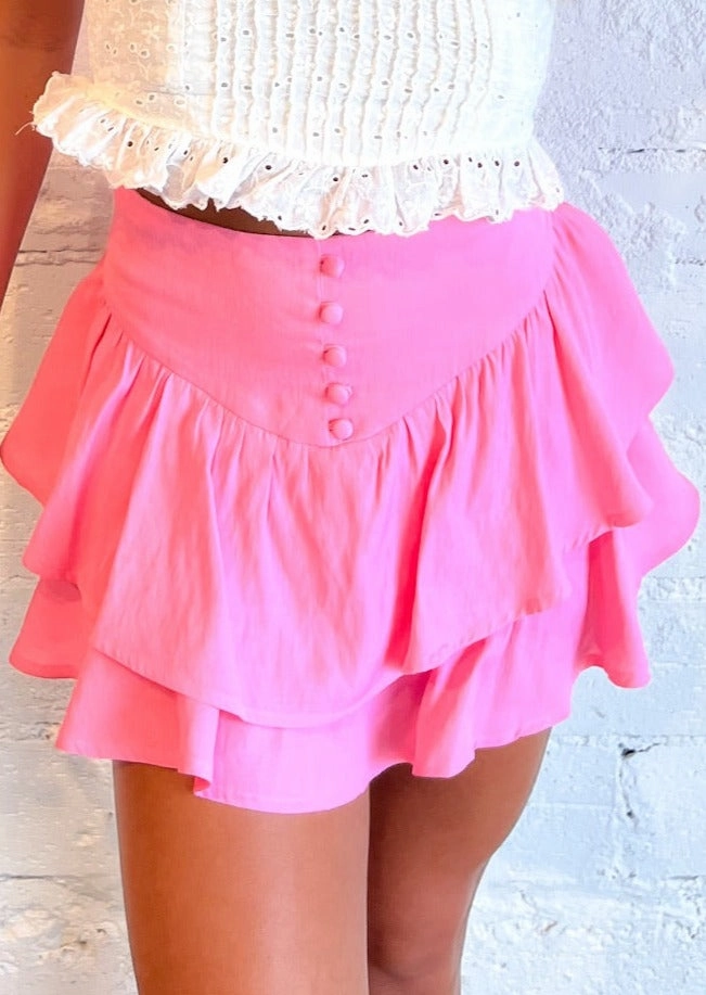 Jamie Skort Yarn Dyed Pattern Sporty Design