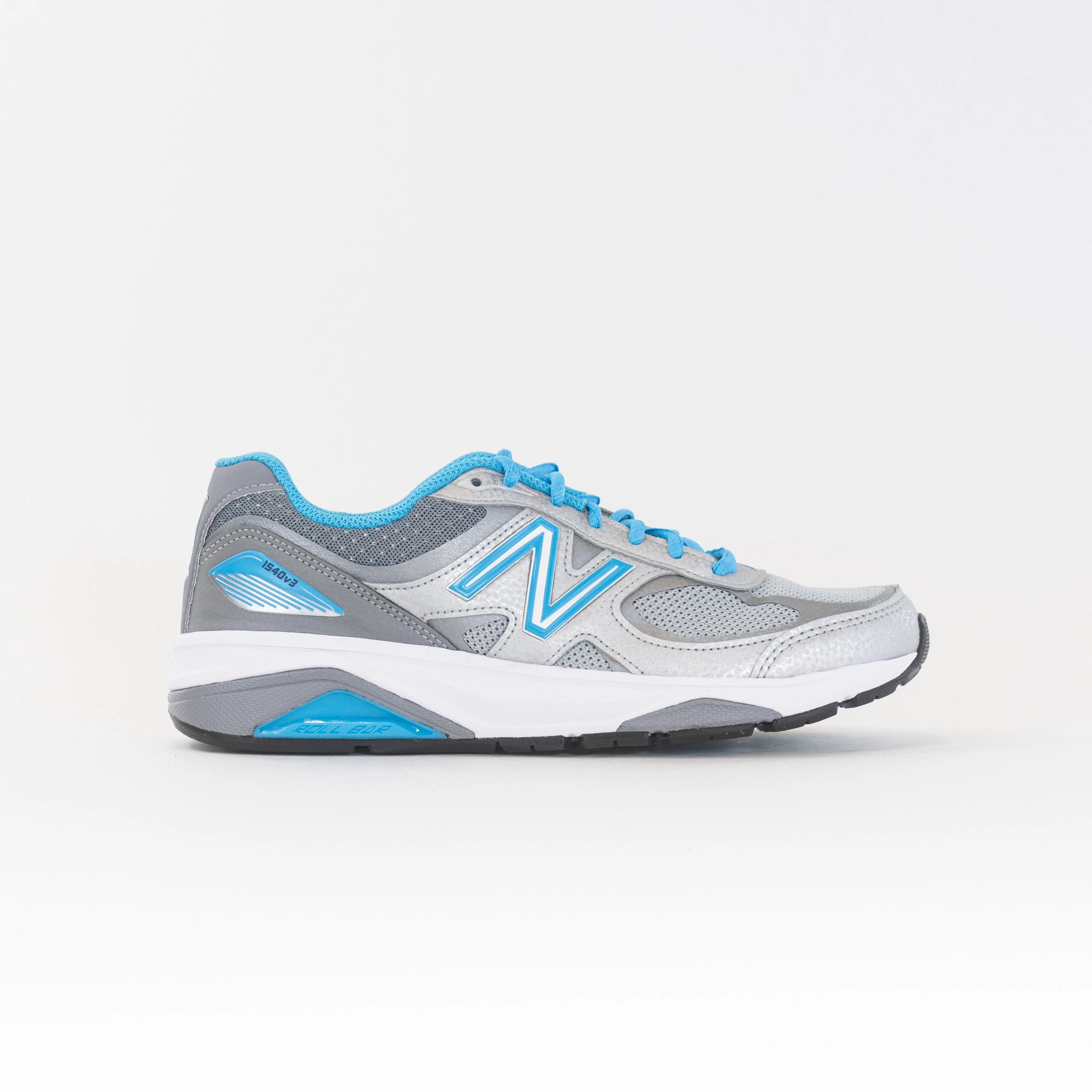 Heat Sealed Seam Construction running during a thunderstorm New Balance 1540V3 (Women's) - Silver/Polaris
