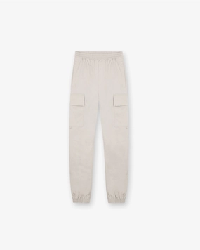 Mesh Comfort Cuffed Cargo Pant - Stone
