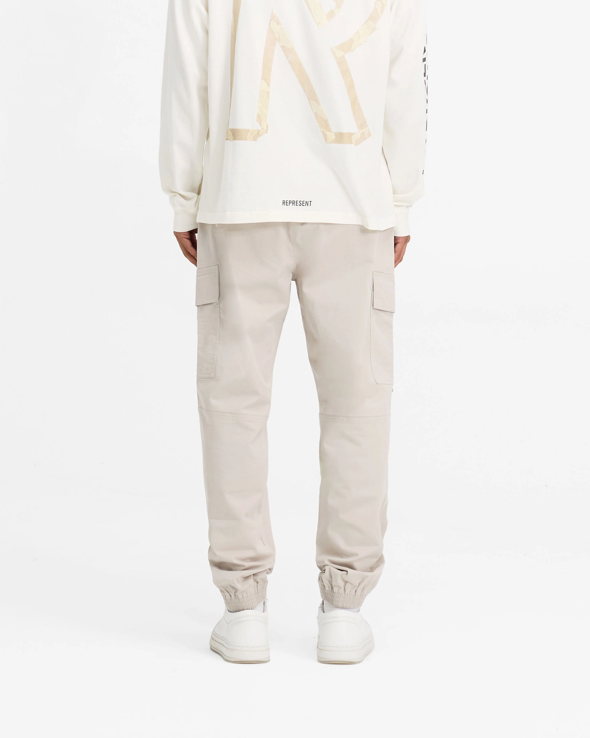 Ultra Soft Inner Layer Cuffed Cargo Pant - Stone