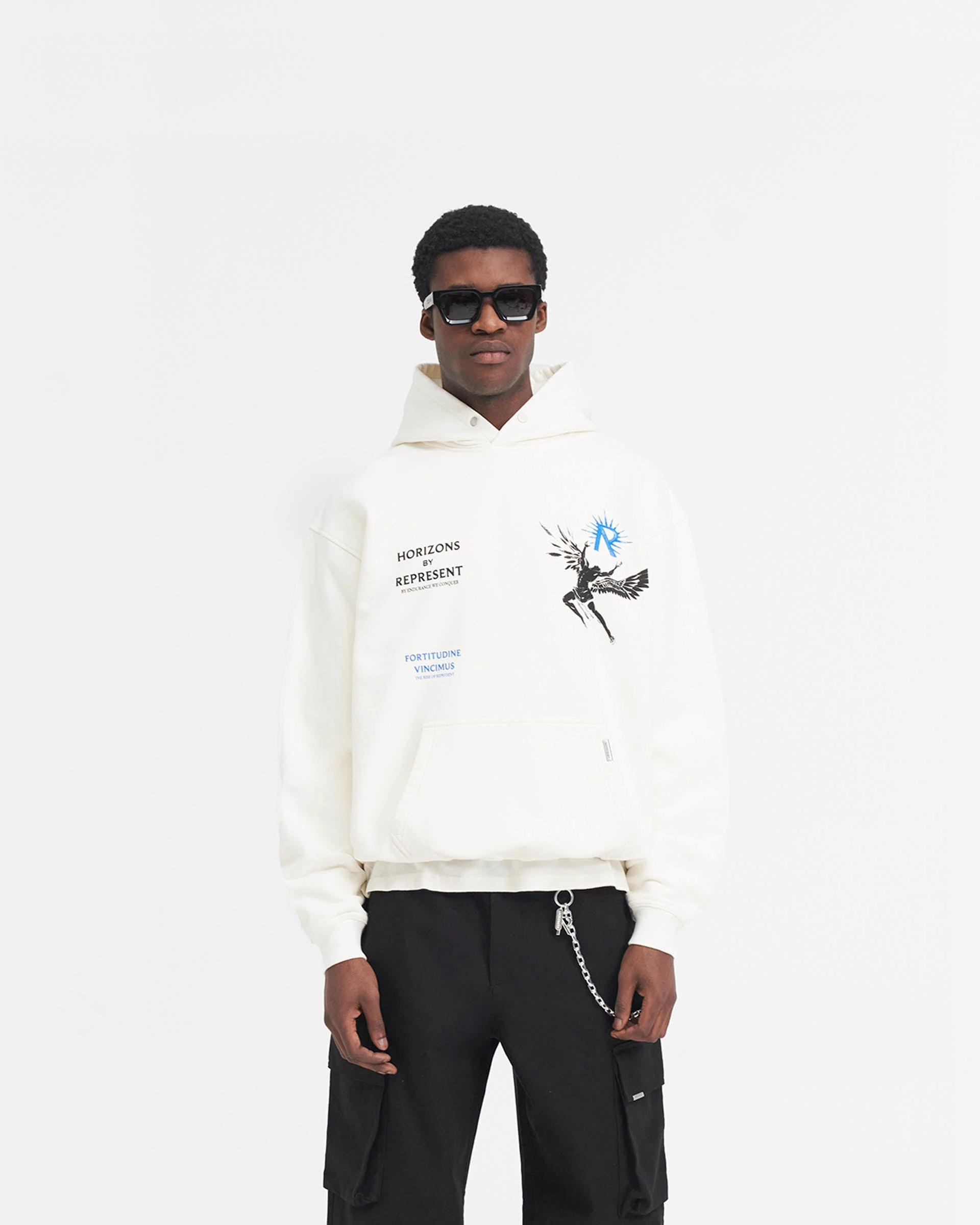 Sport Edge minimalistic Icarus Hoodie - Flat White