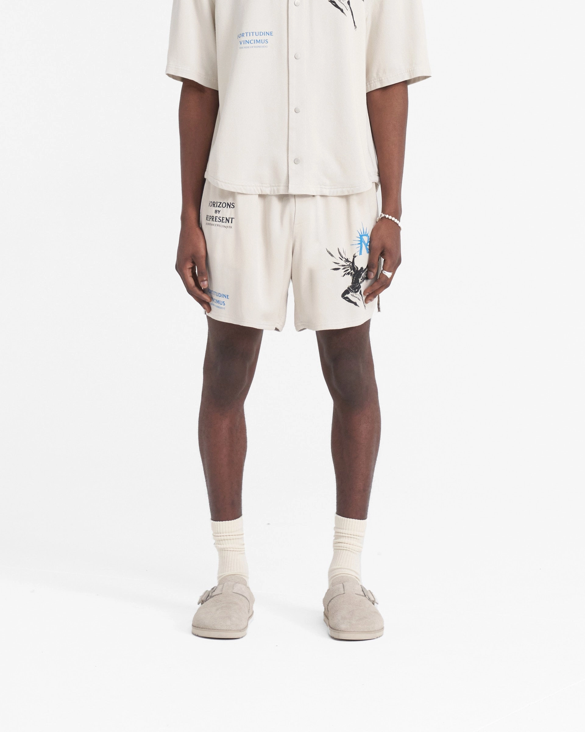 Abrasion Resistant Hem Icarus Short - Off White