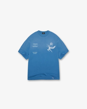 AntiBacterialTreatment Quick Release Hem Icarus T-Shirt - Sky Blue