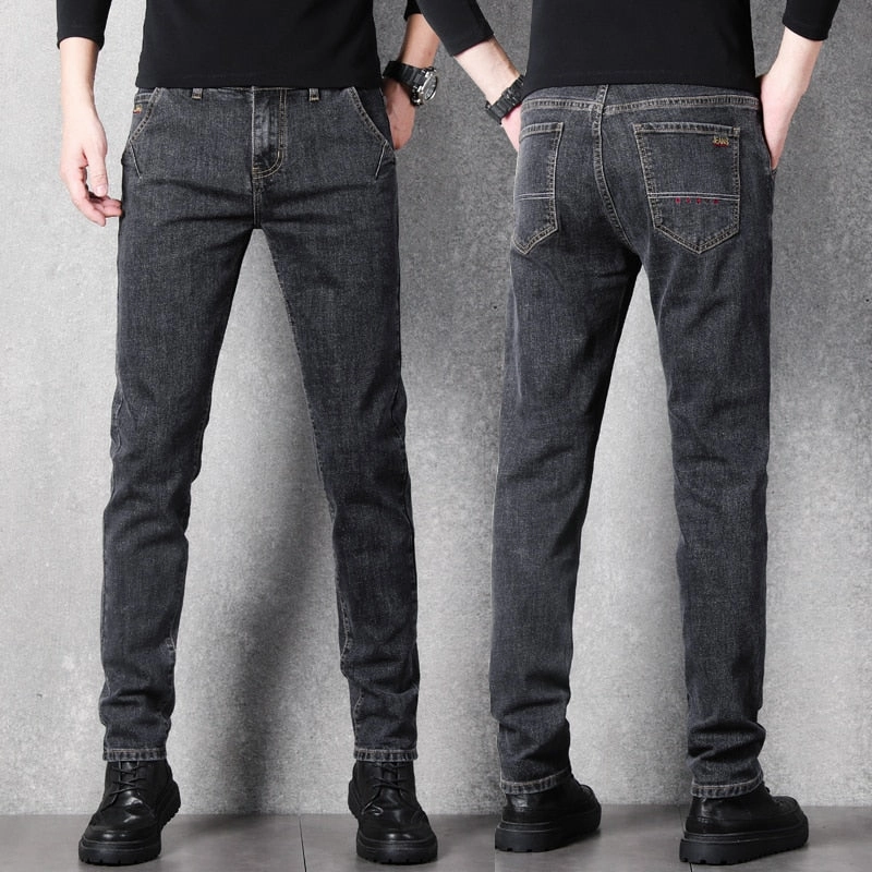 West Louis? Stretch Slim Fit Fashion Designer Denim Jeans Elegant Minimalist Outdoor Adventure