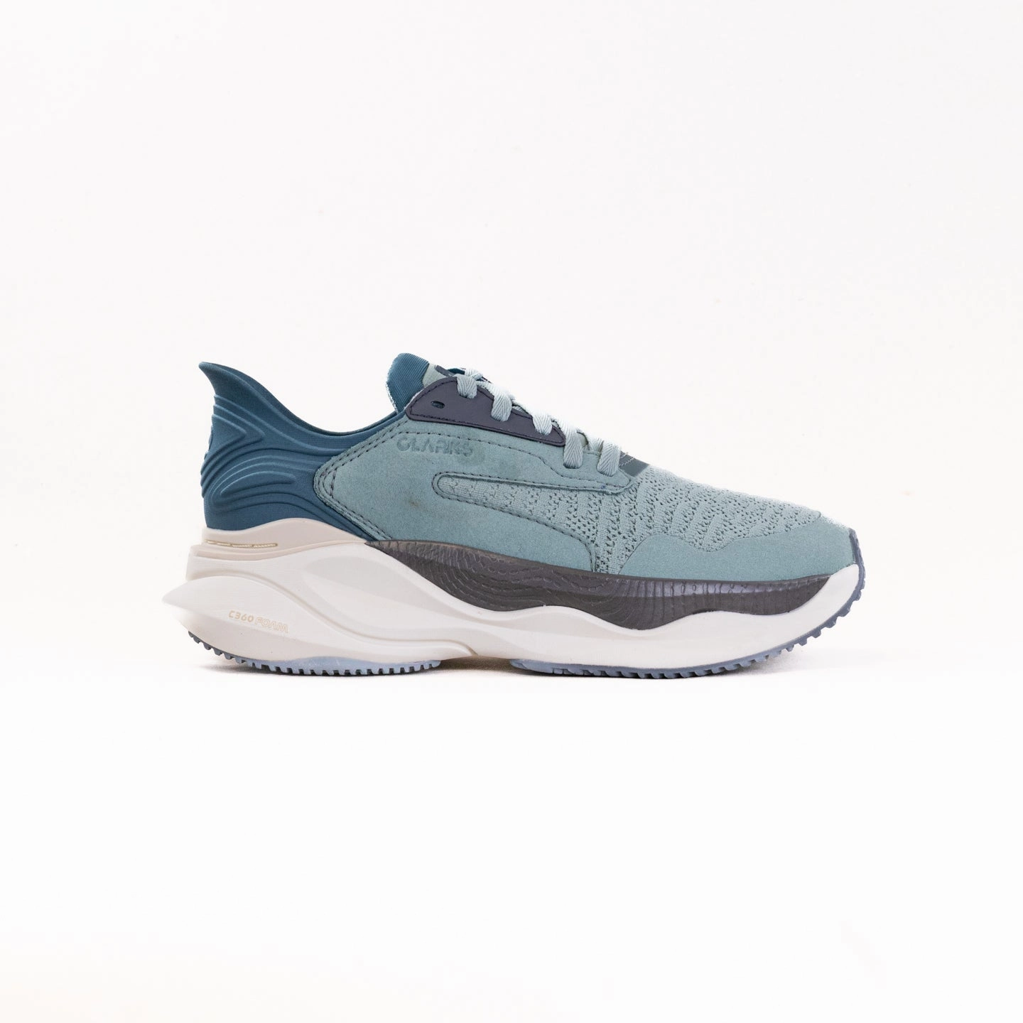 Clarks Pace (Women's) - Aqua fartlek runs Adaptive Flex Zones