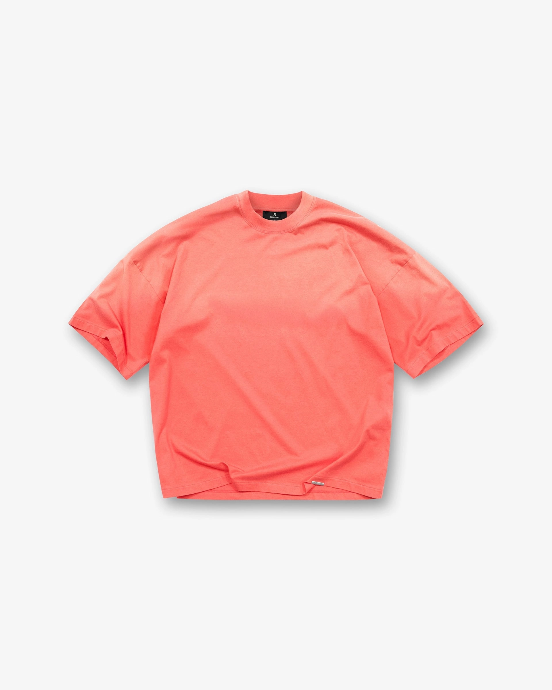 Initial Boxy T-Shirt - Vintage Red Spring Wear Soft Finish