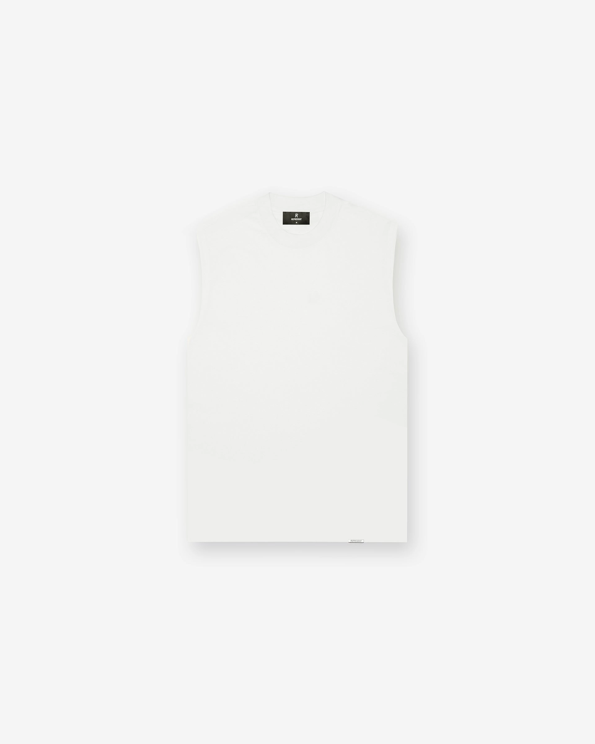 Initial Boxy Tank - Flat White Versatile Performance Soft Wearable