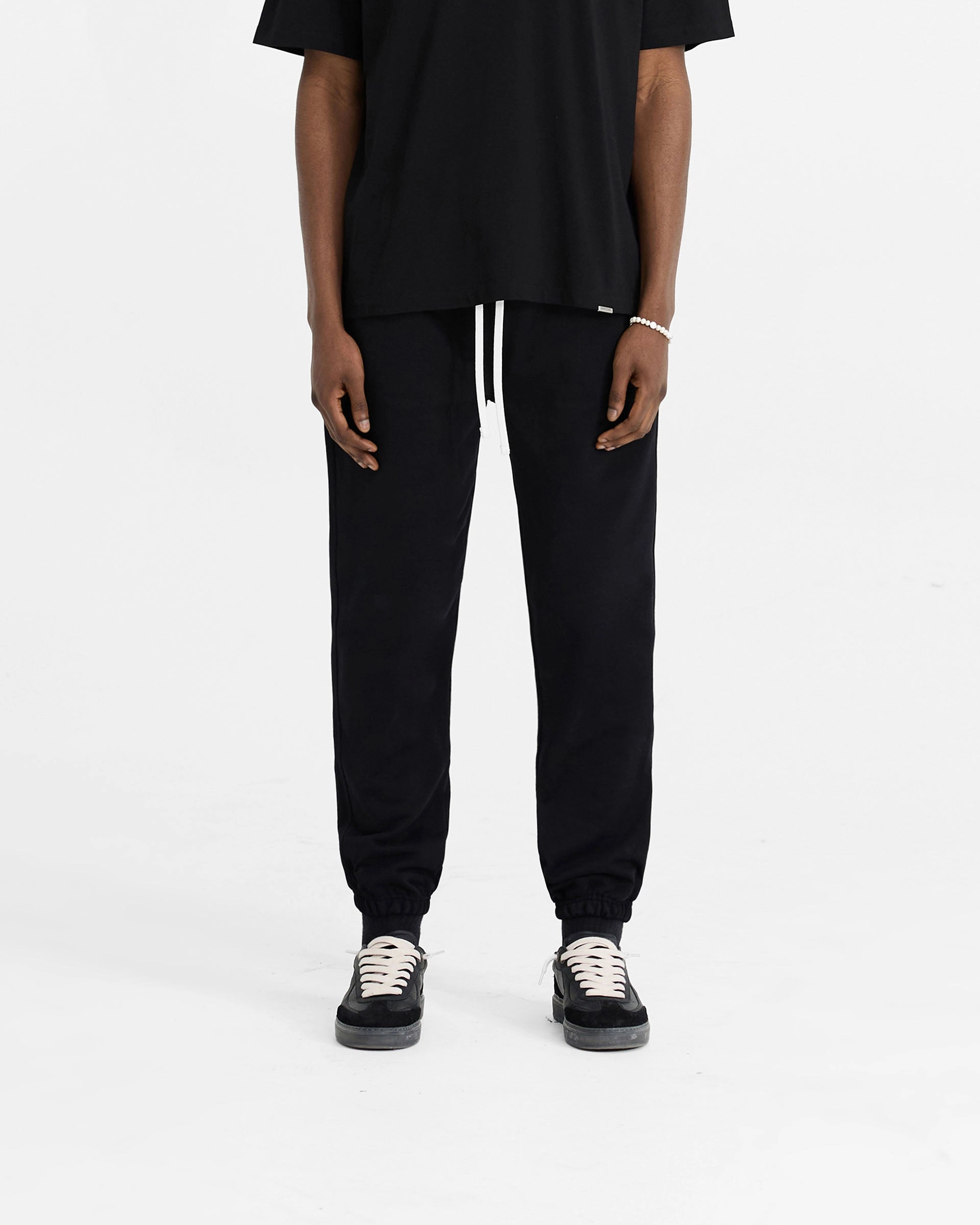AntiSnagZippers Initial Cuffed Sweatpant - Black