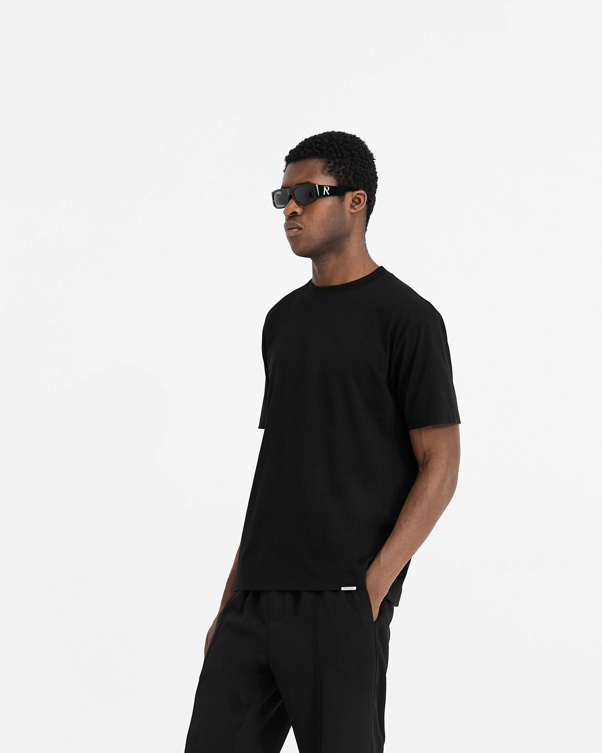 Initial T-Shirt - Black Travel Comfort Style