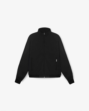Initial Track Jacket - Black Reinforced Stitching Heat Sealed Edges