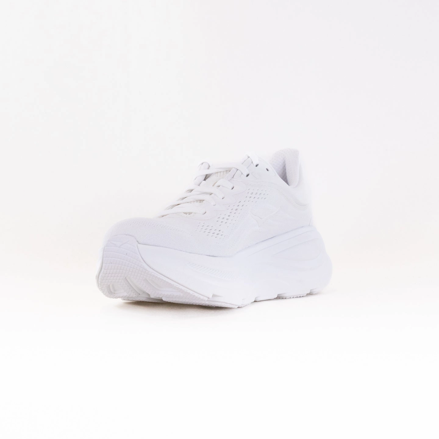 Hoka Bondi 9 (Women's) - White/White MeshUpper evening run