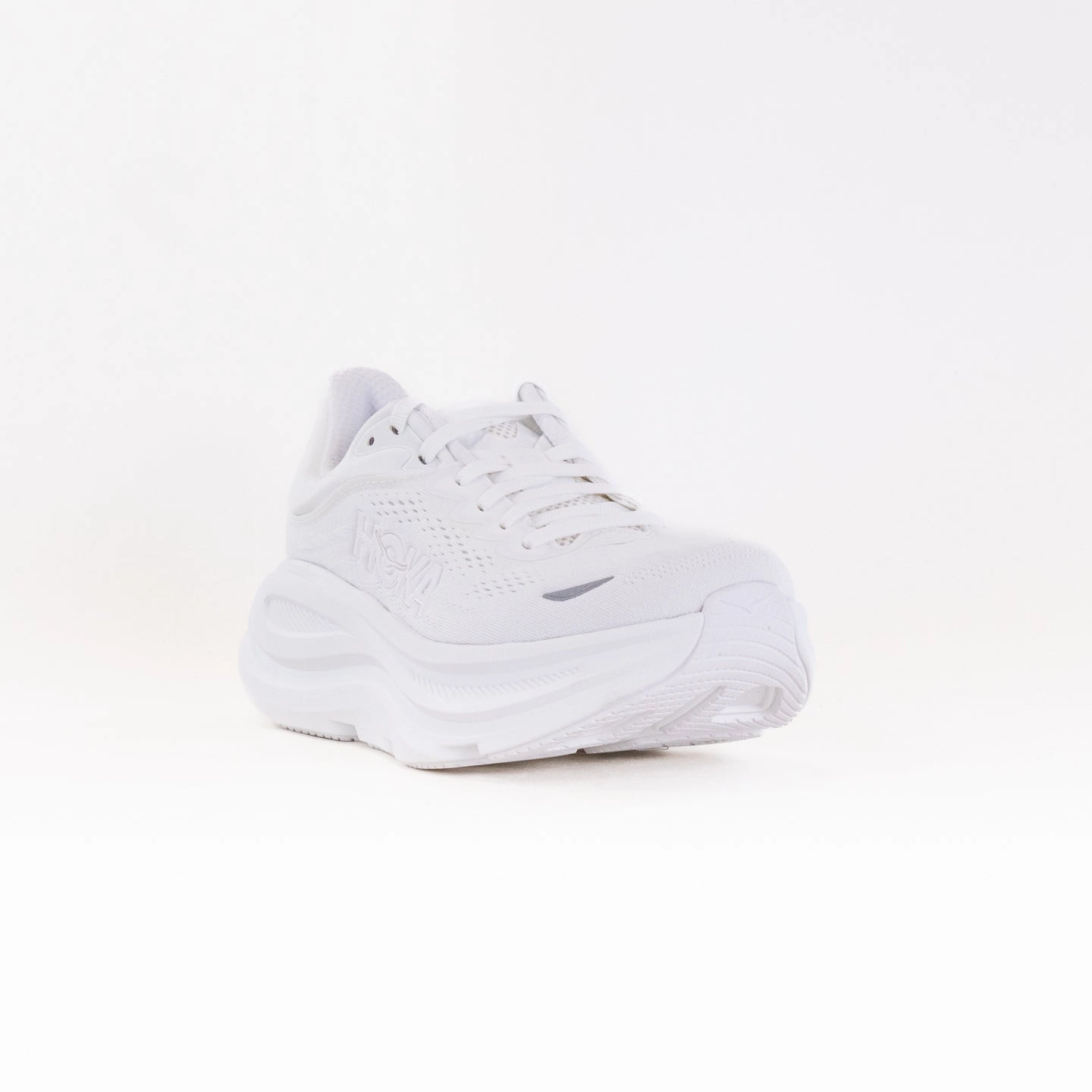 running beginner shoes running in a bog area shoes Hoka Bondi 9 (Women's) - White/White