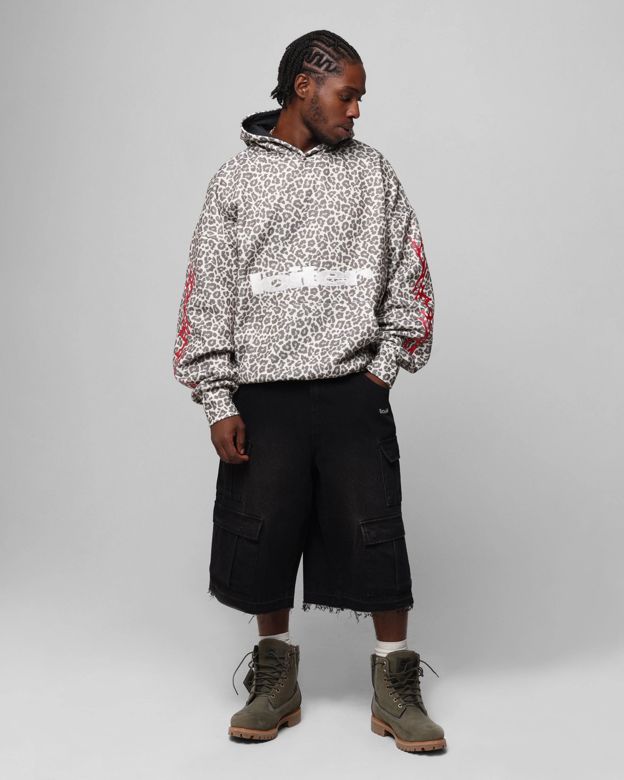 Loiter Soho Hoodie Snow Leopard UltraFineMesh