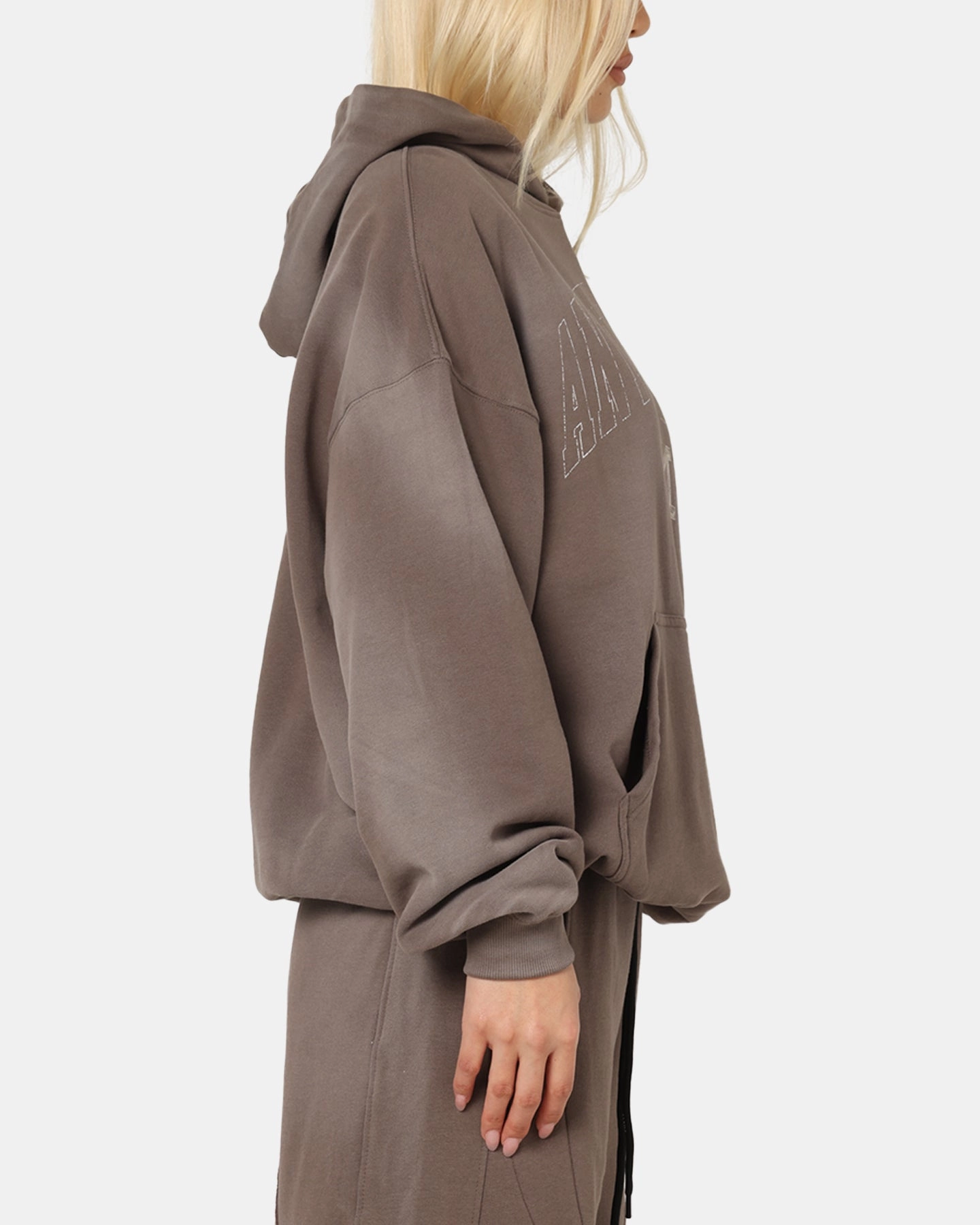 The Anti Order Post Season Boxy Hoodie Sunfade Brown Anti Fade Technology