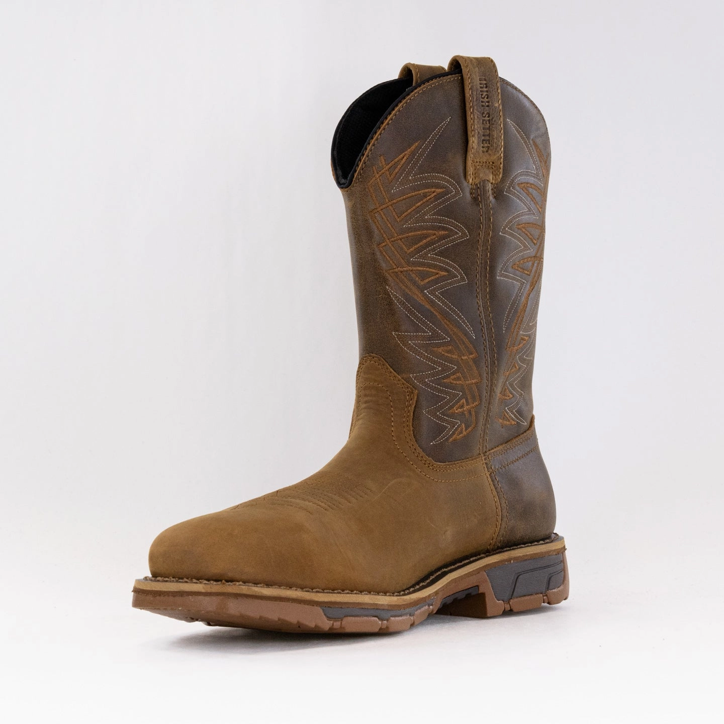 High   Quality Leather All Day Use Irish Setter Marshall 11'' Waterproof Leather Safety Toe Pull-On (Men's) - Brown