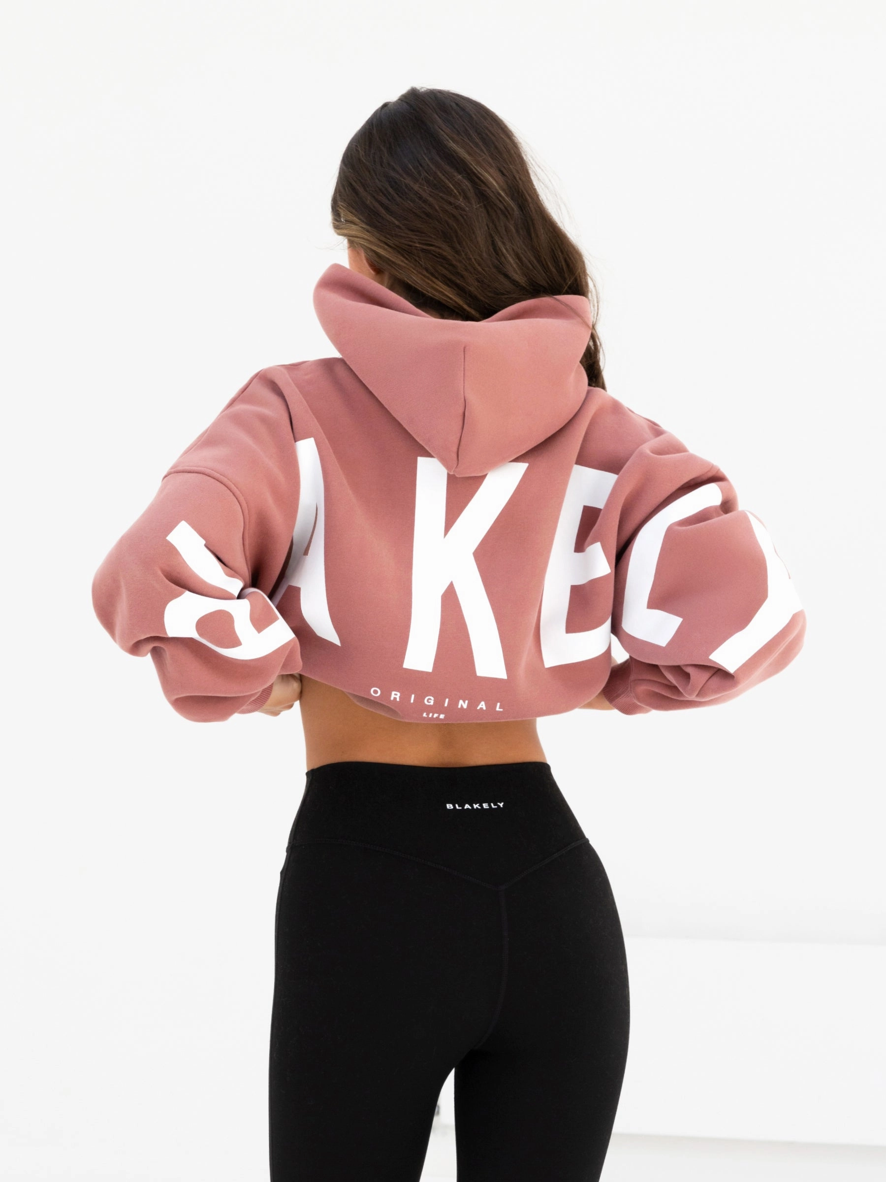 Isabel Oversized Hoodie - Blush Brown Yak like