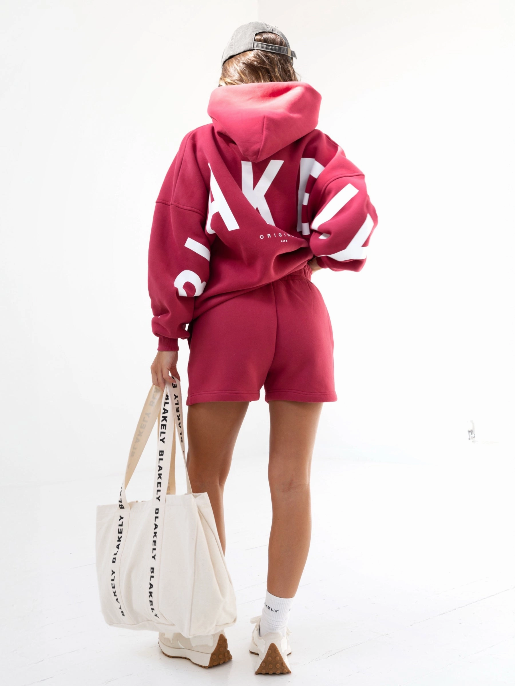 Quick design Flexible Layer Isabel Oversized Hoodie - Deep Pink