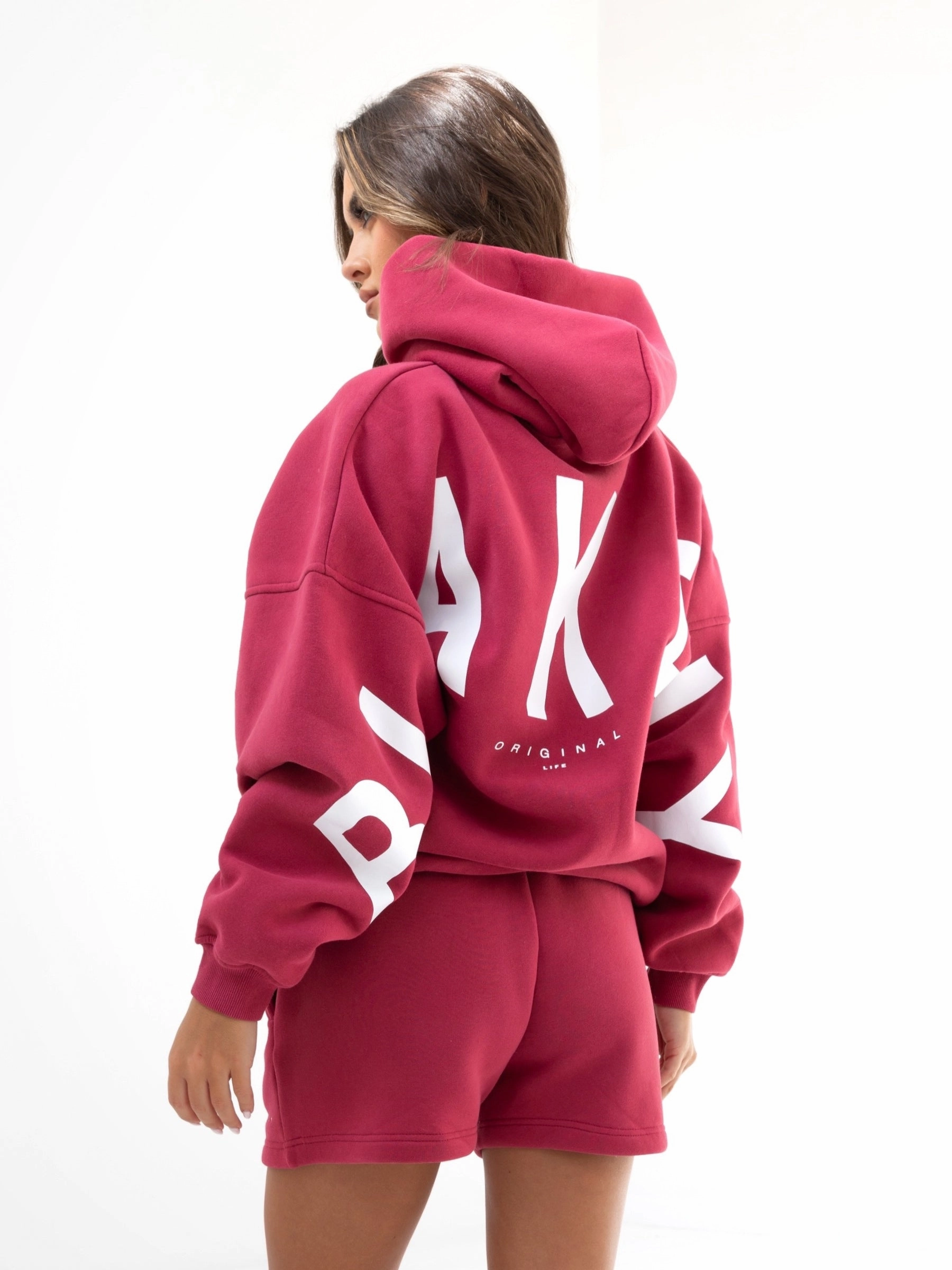 Isabel Oversized Hoodie - Deep Pink Urban Cool
