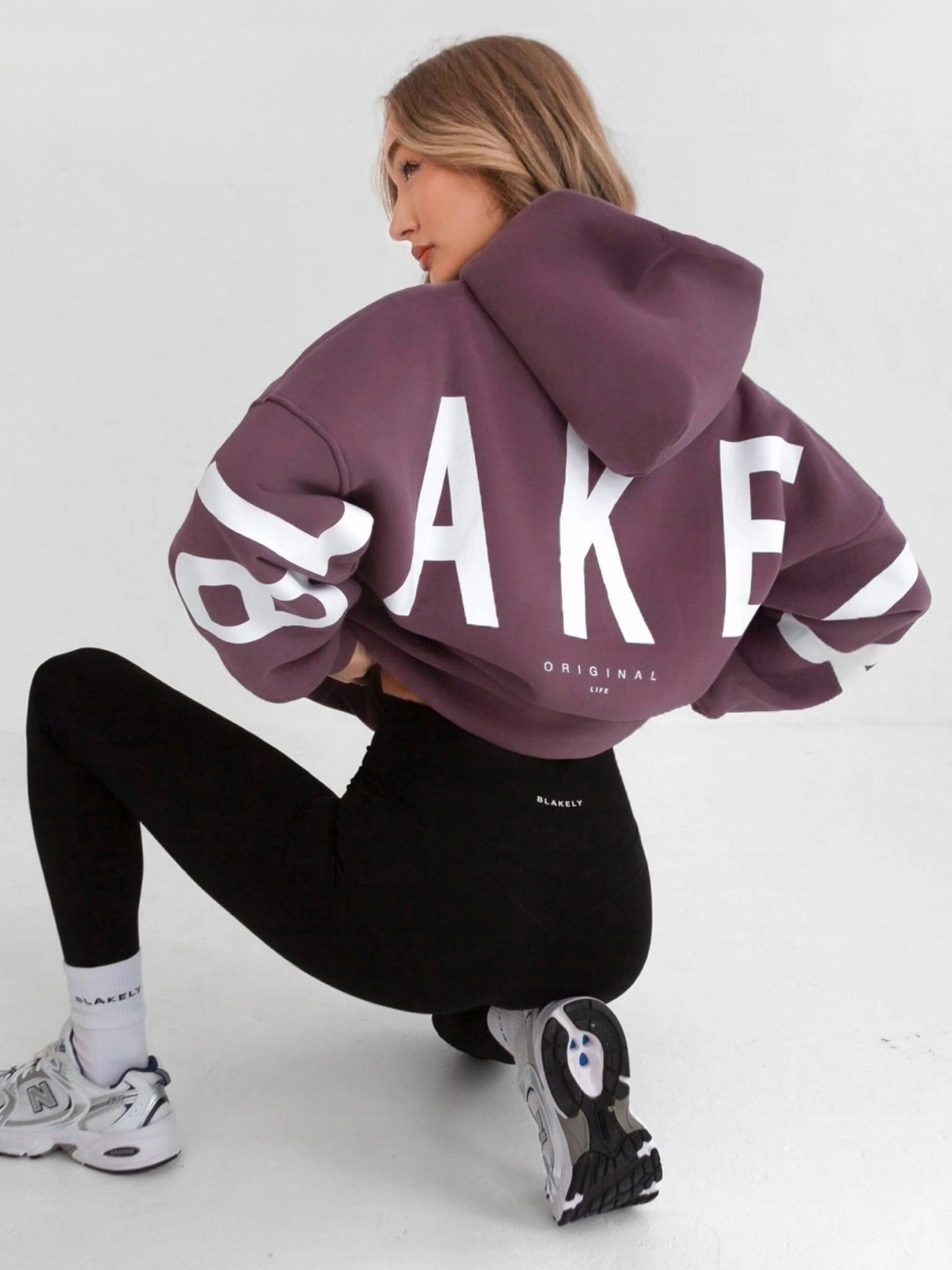 All Purpose Wear Isabel Oversized Hoodie - Light Plum