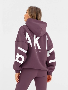Isabel Oversized Hoodie - Light Plum Beach Walk Performance Look