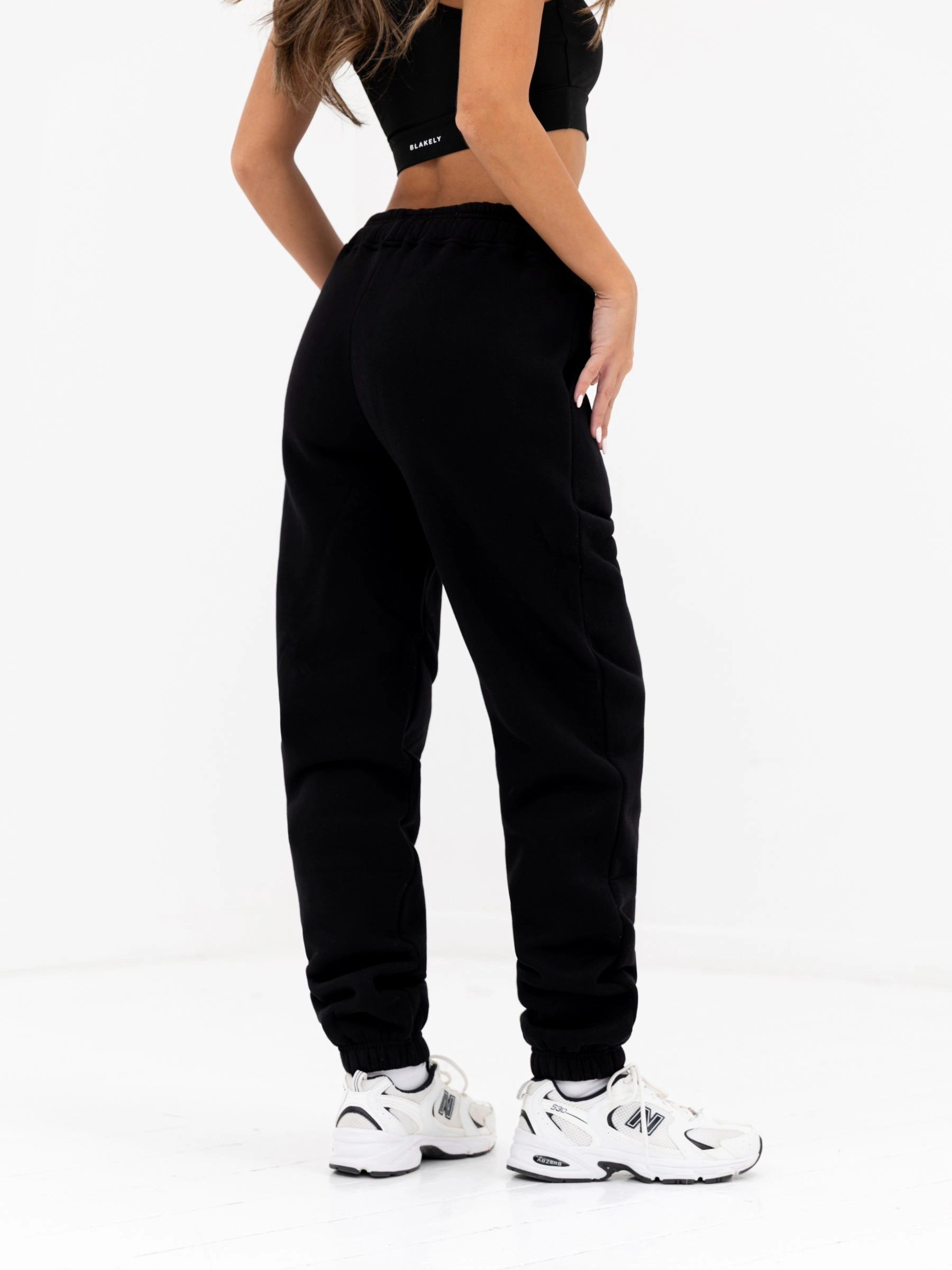 Isabel Sweatpants - Black Casual Stretch Wear