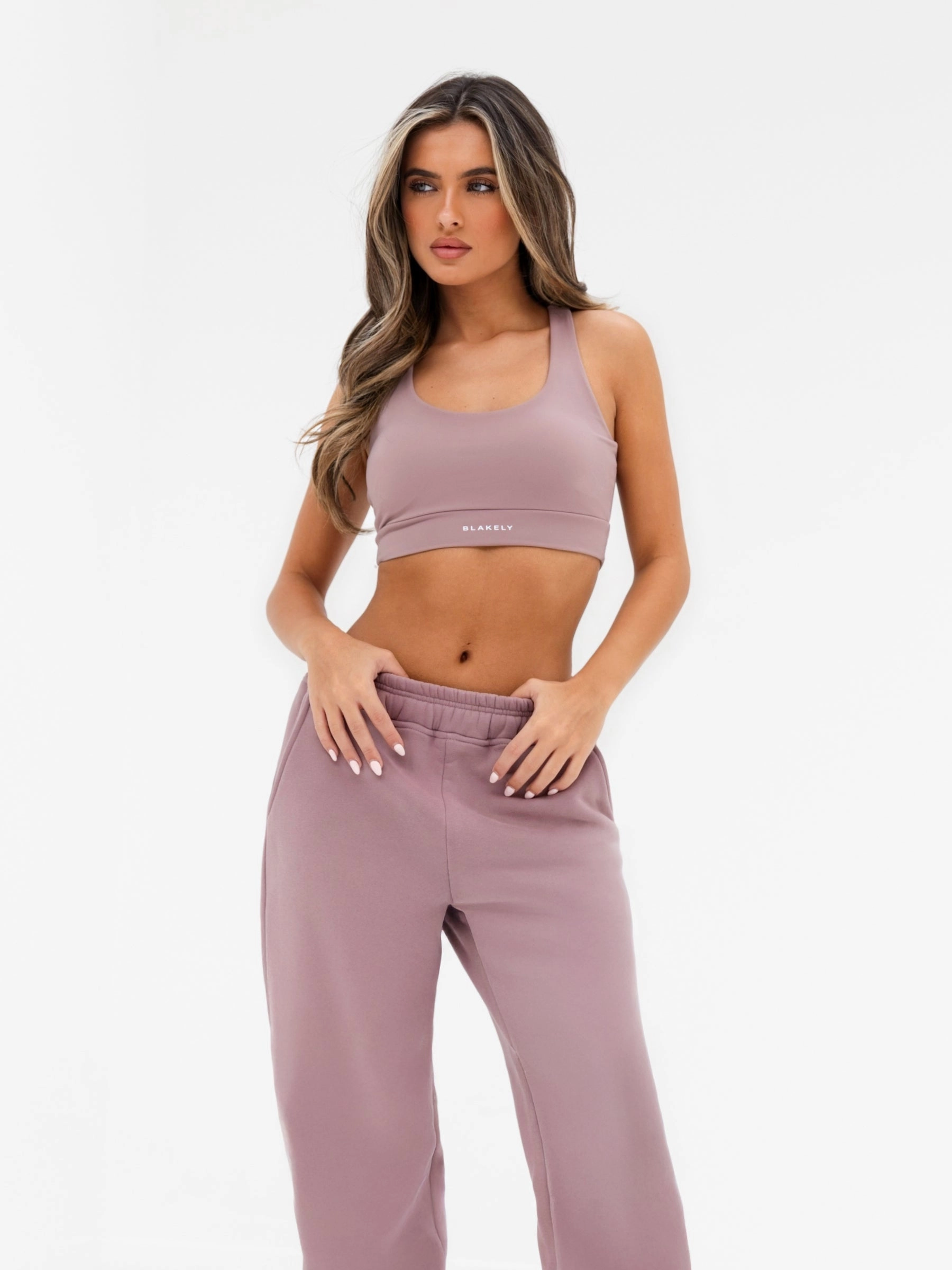 Isabel Sweatpants - Dusty Pink Rugged Fit