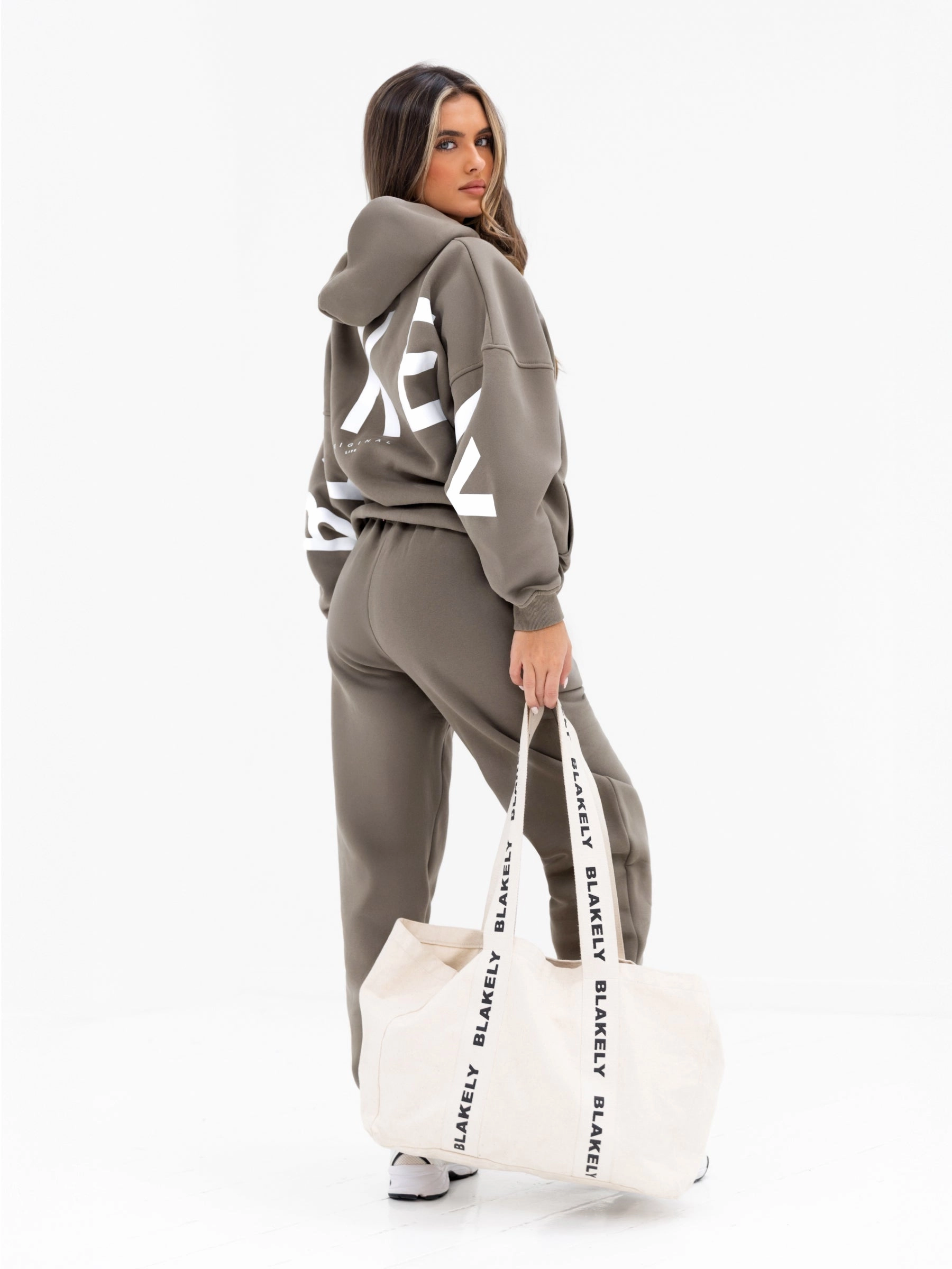 Slim Waist Isabel Sweatpants - Safari Green