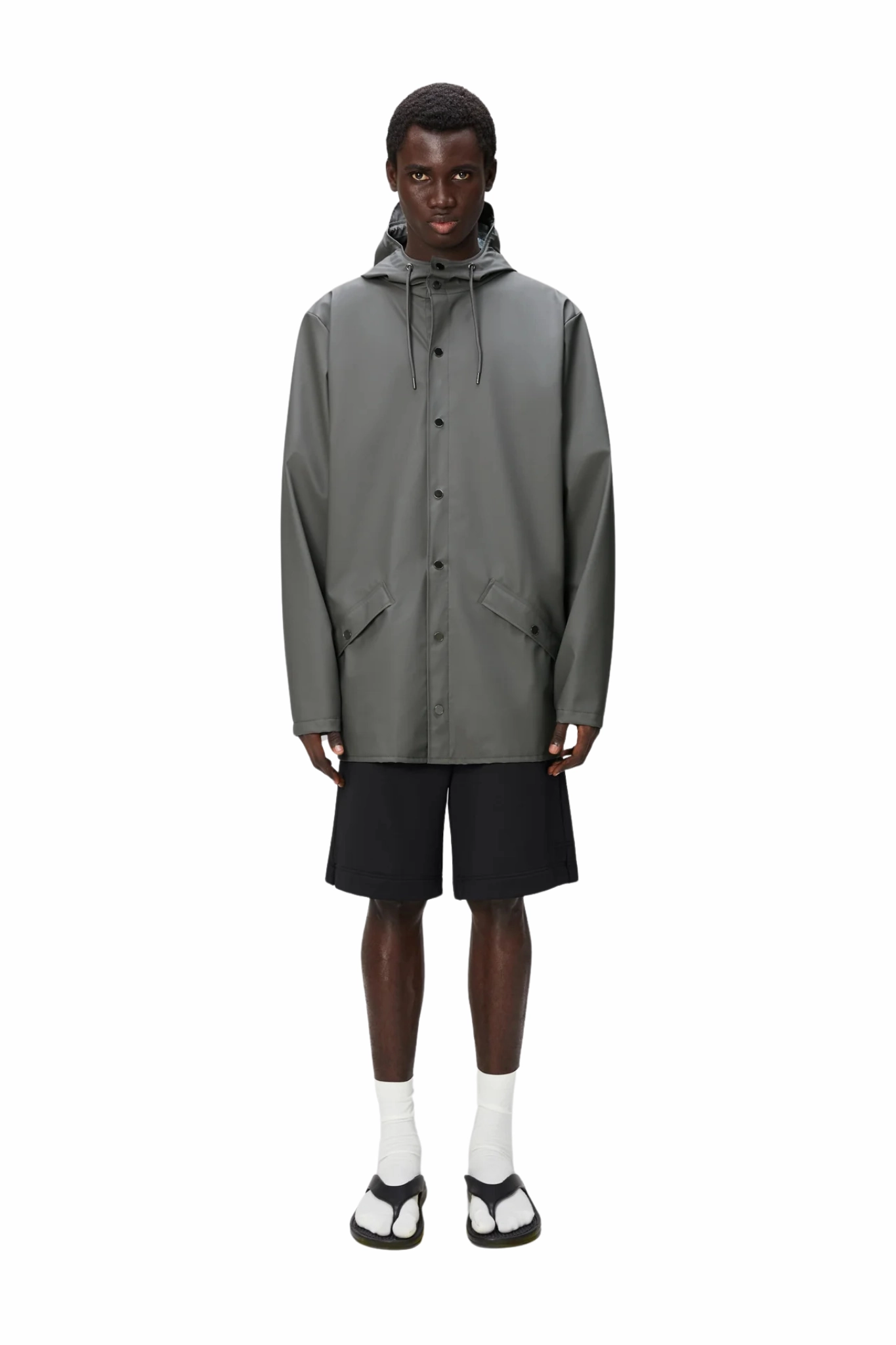 Jacket in Grey Quick drying material