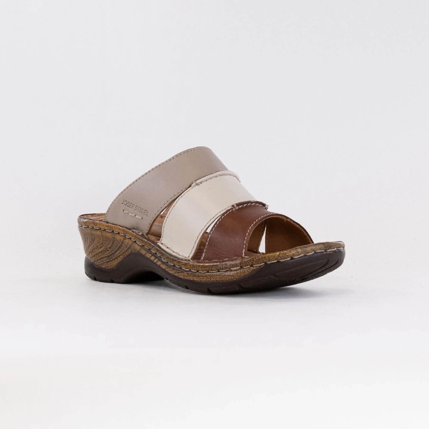 Recycled Fabric Webbing Light Travel Sandals Josef Seibel Catalonia 86 (Women's) - Cognac