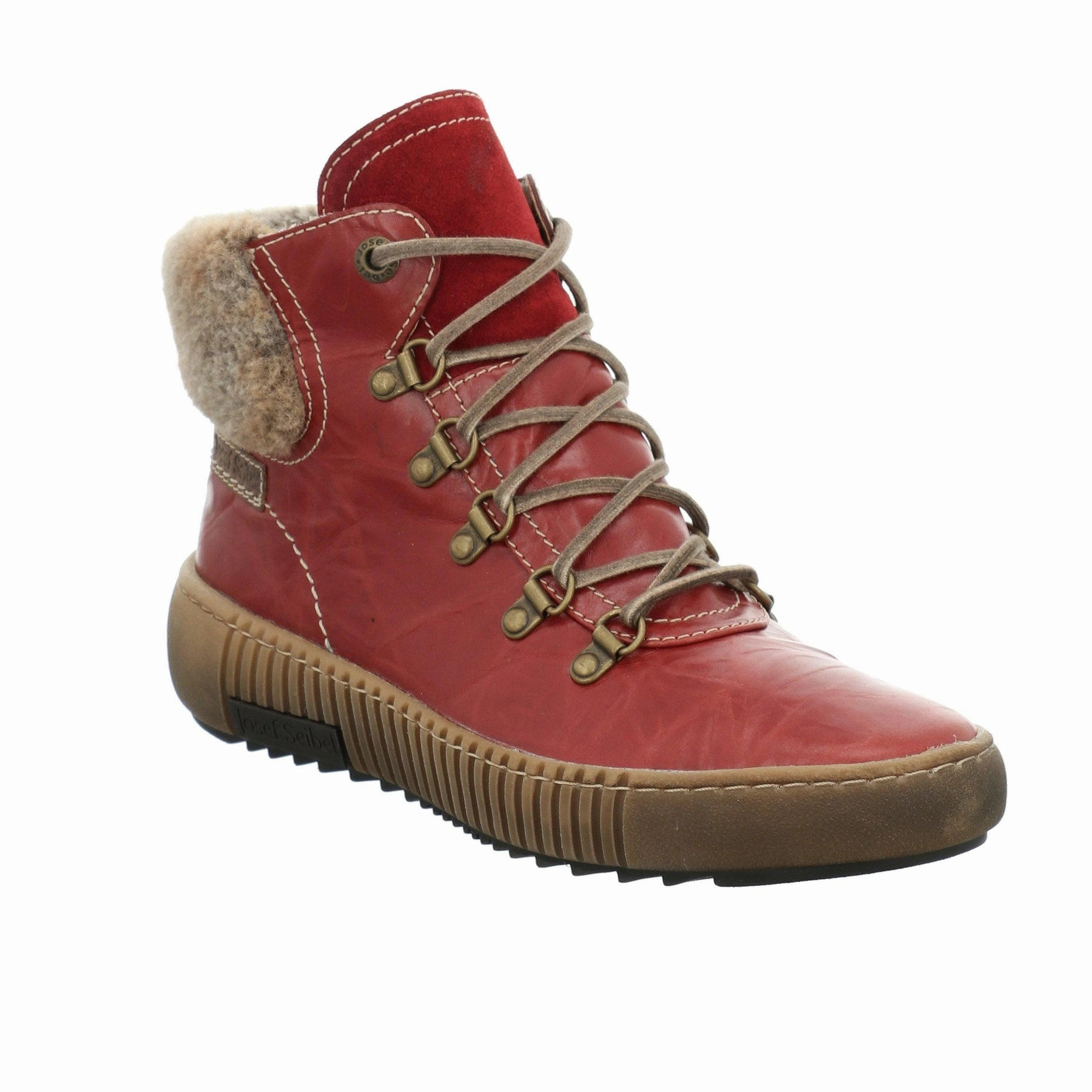 Cushioned Step Snowy Path Josef Seibel Maren 17 (Women's) - Hibiscus