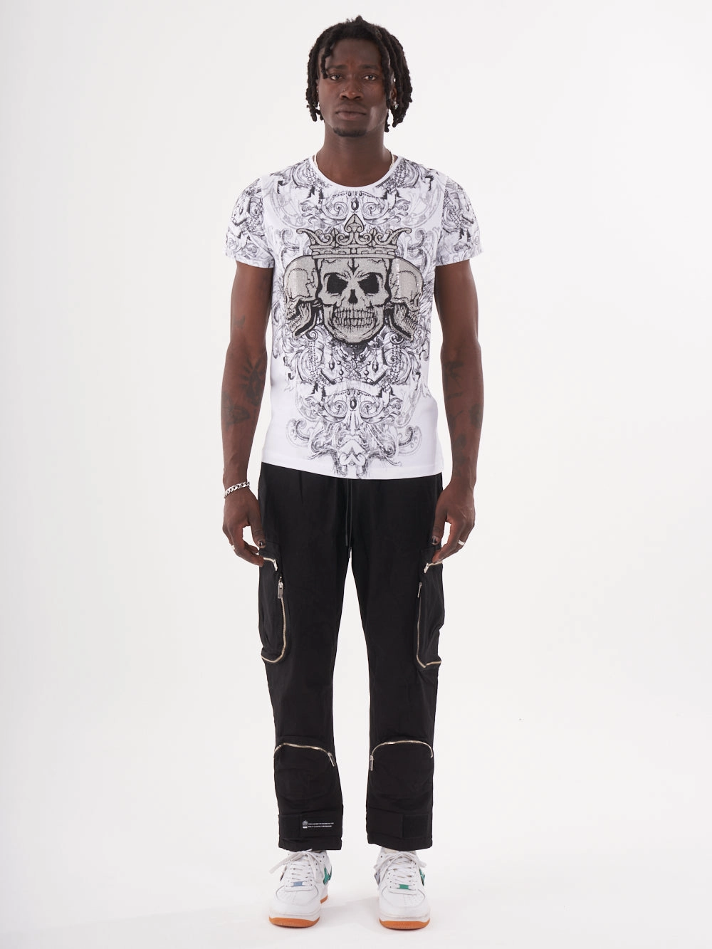 Long Sleeve TRINITY T-SHIRT | WHITE