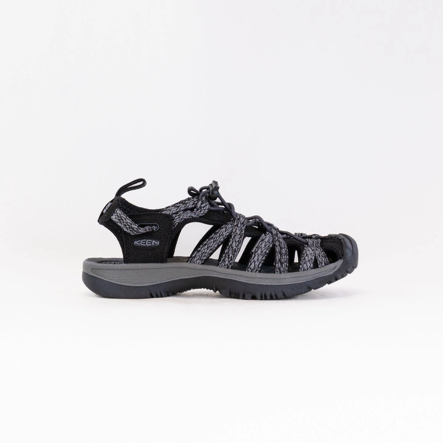 KEEN Whisper (Women's) - Black/Steel Grey Retro