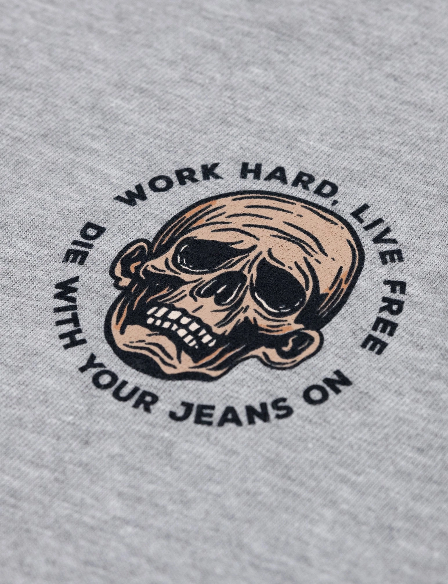 KILO LITE HOODIE DIE WITH YOUR JEANS ON GRAPHIC Warmth Retention Reflective Bands