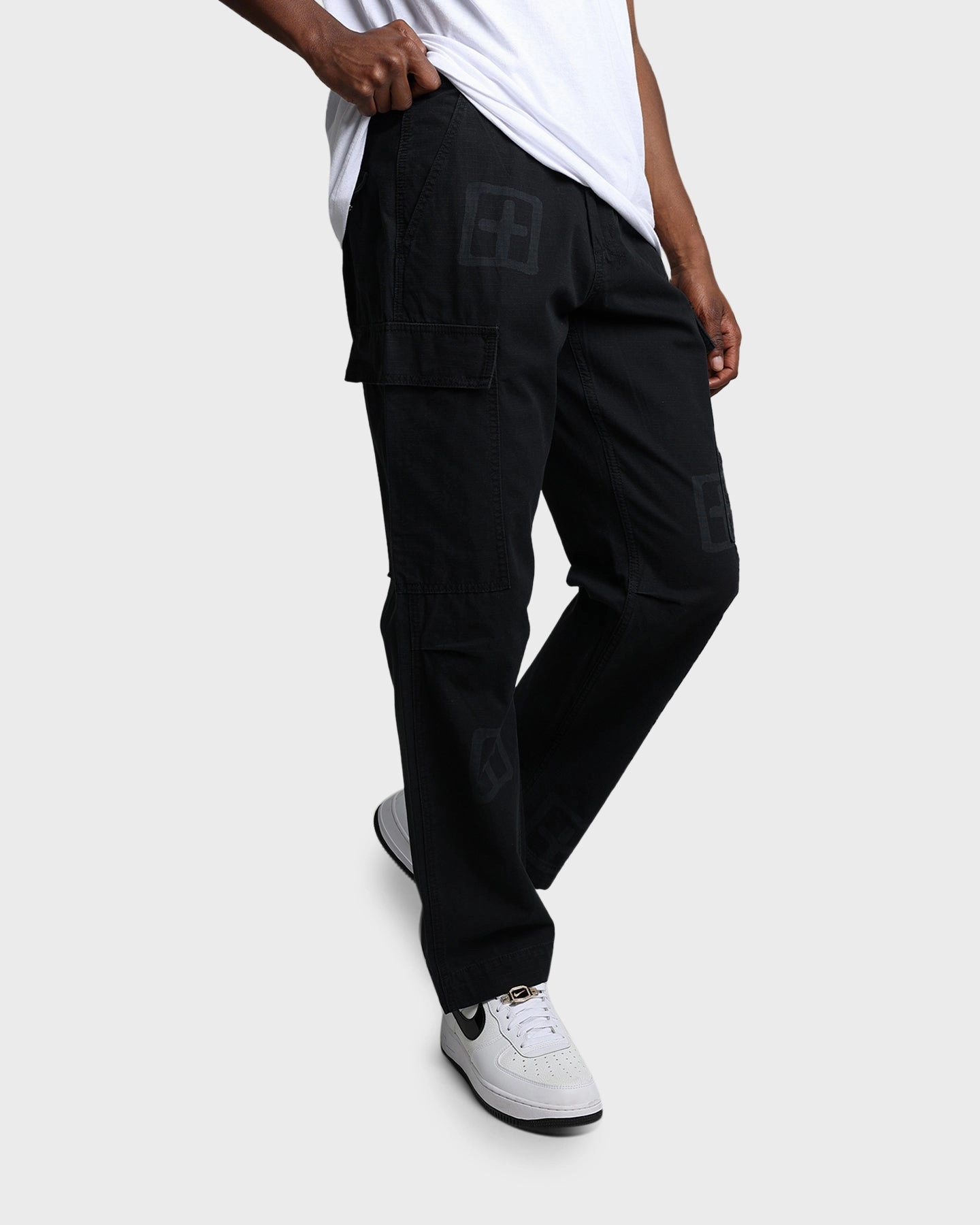 Ksubi Fugitive Cargo Pants Kash Box Black Easy Stretch