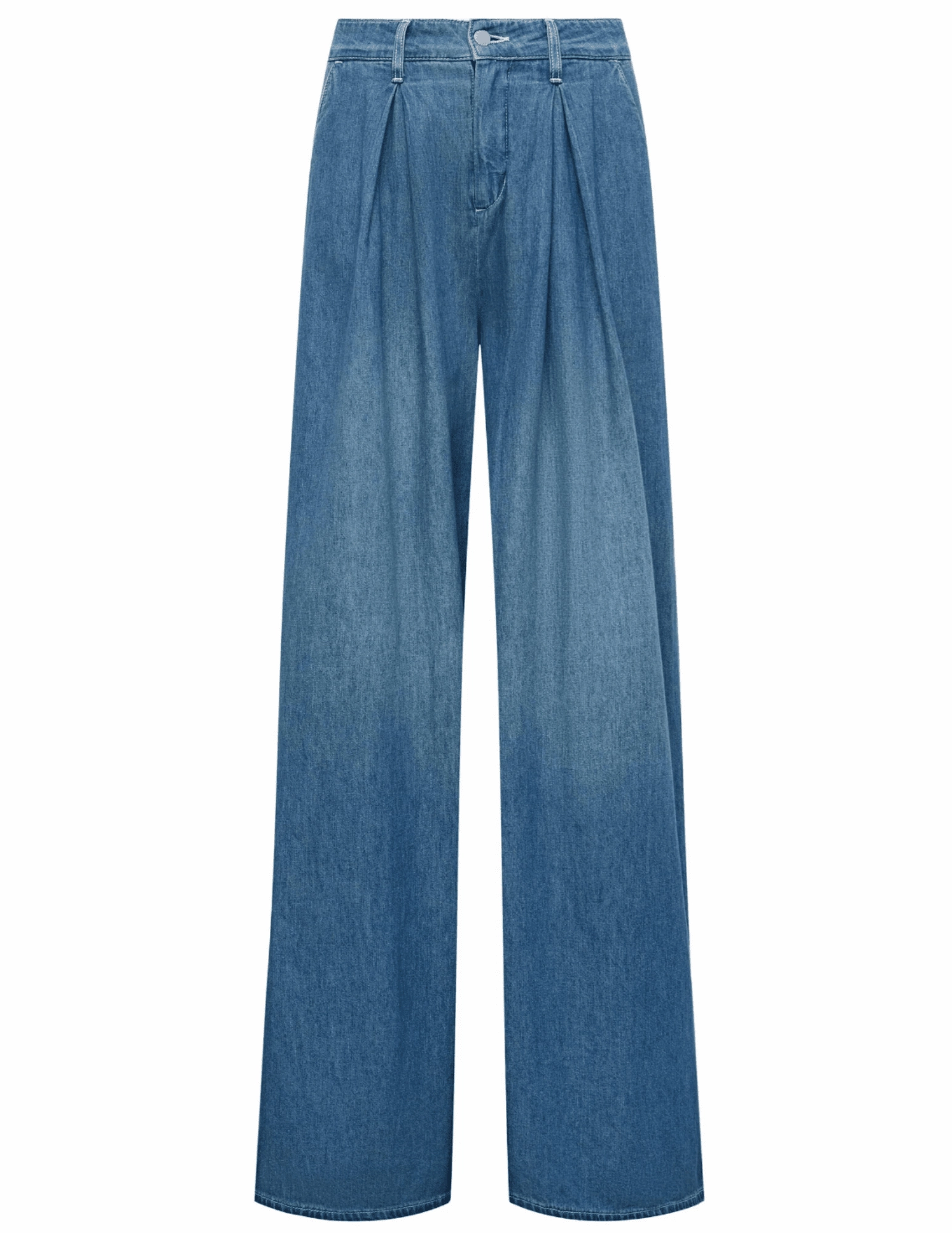 Staple Piece Essential Wear L'AGENCE Lorenza High Rise Palazzo Jeans in Saratoga