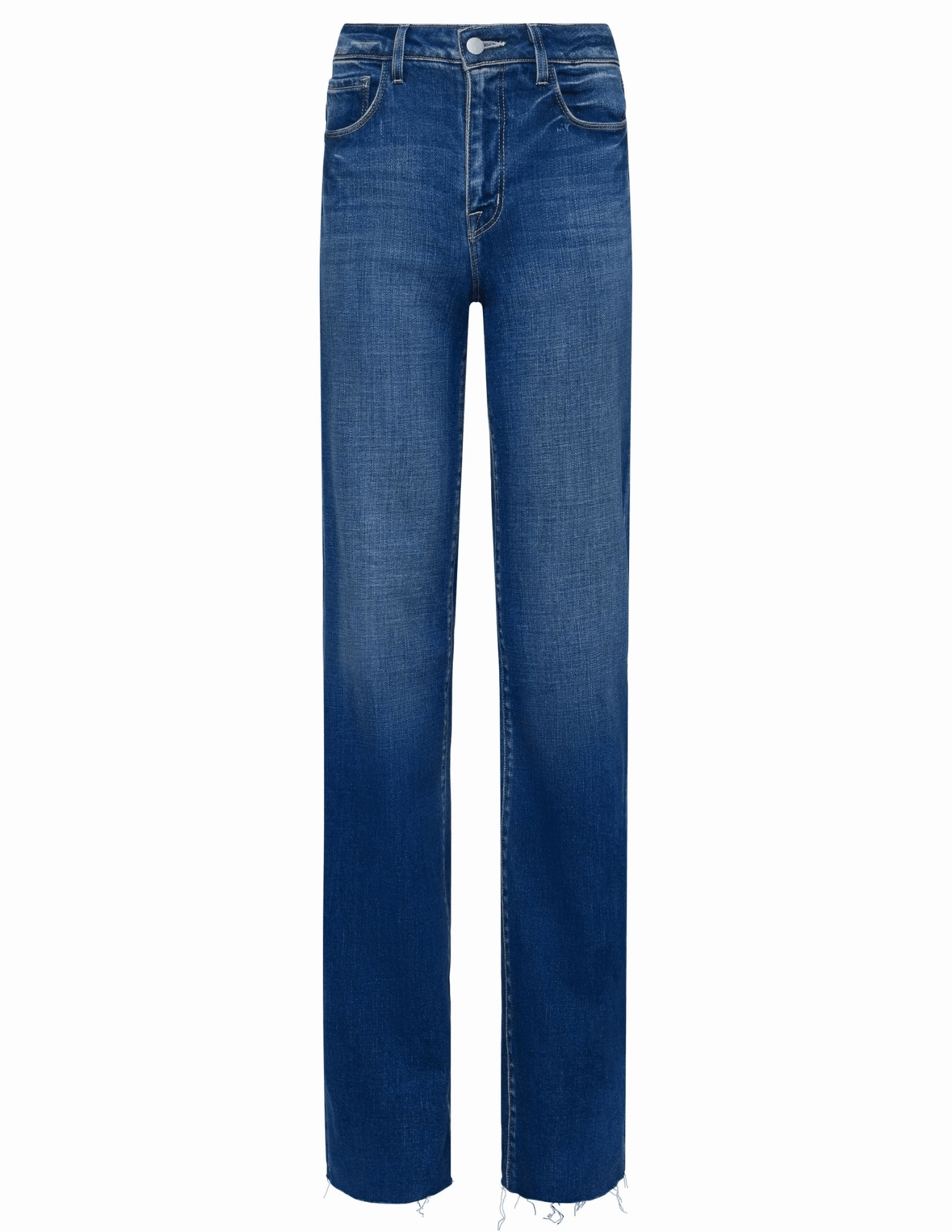 Daily Function L'AGENCE Scottie High Rise Wide Leg Jeans in Hasting