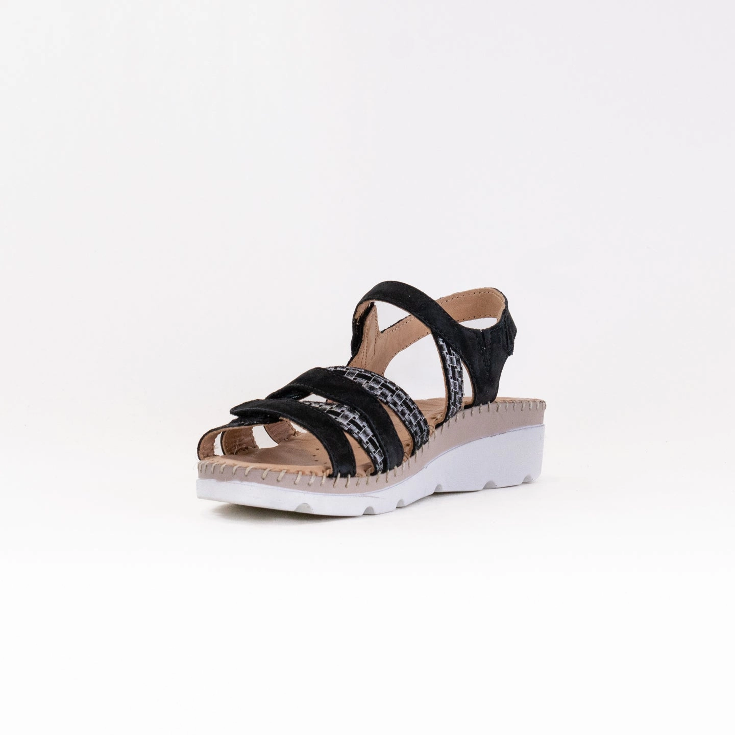 La Plume Fiesta (Women's) - Black Non Irritating Edges Sandal Refills