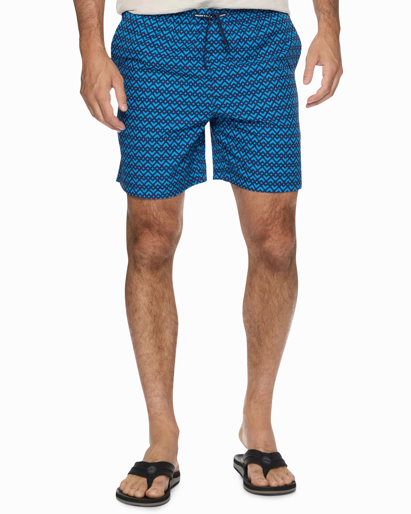 Durable Weave LABELLE GEO PRINT SWIM SHORT - 6.5?? INSEAM