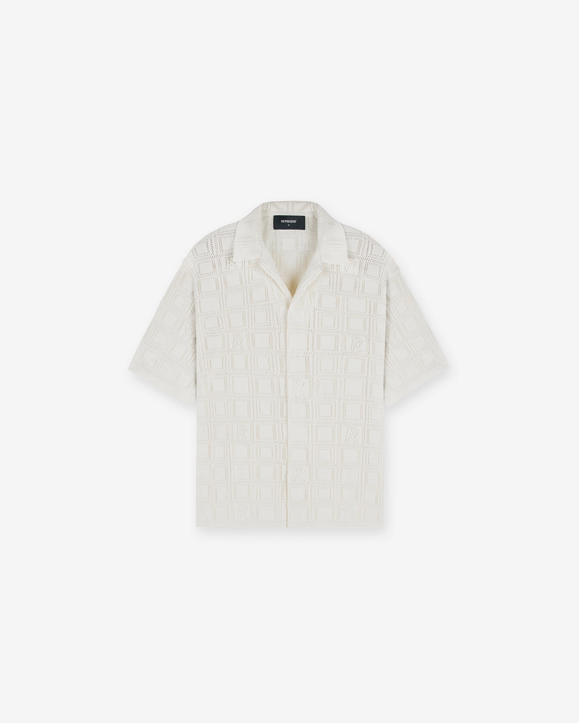 Lace Knit Shirt - Chalk Eco-friendly