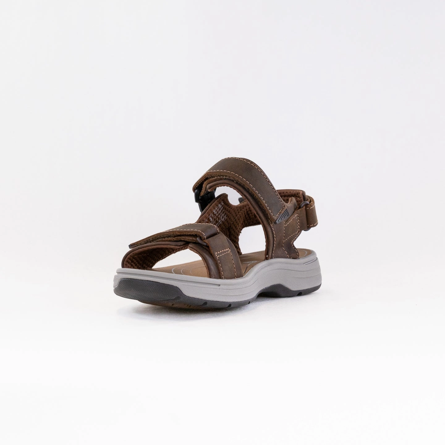 Clarks Saltway Edge (Men's) - Light Tan Leather Balanced Weight Distribution