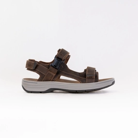 Clarks Saltway Edge (Men's) - Light Tan Leather Slip-On Versatility Versatile Walking Shoes