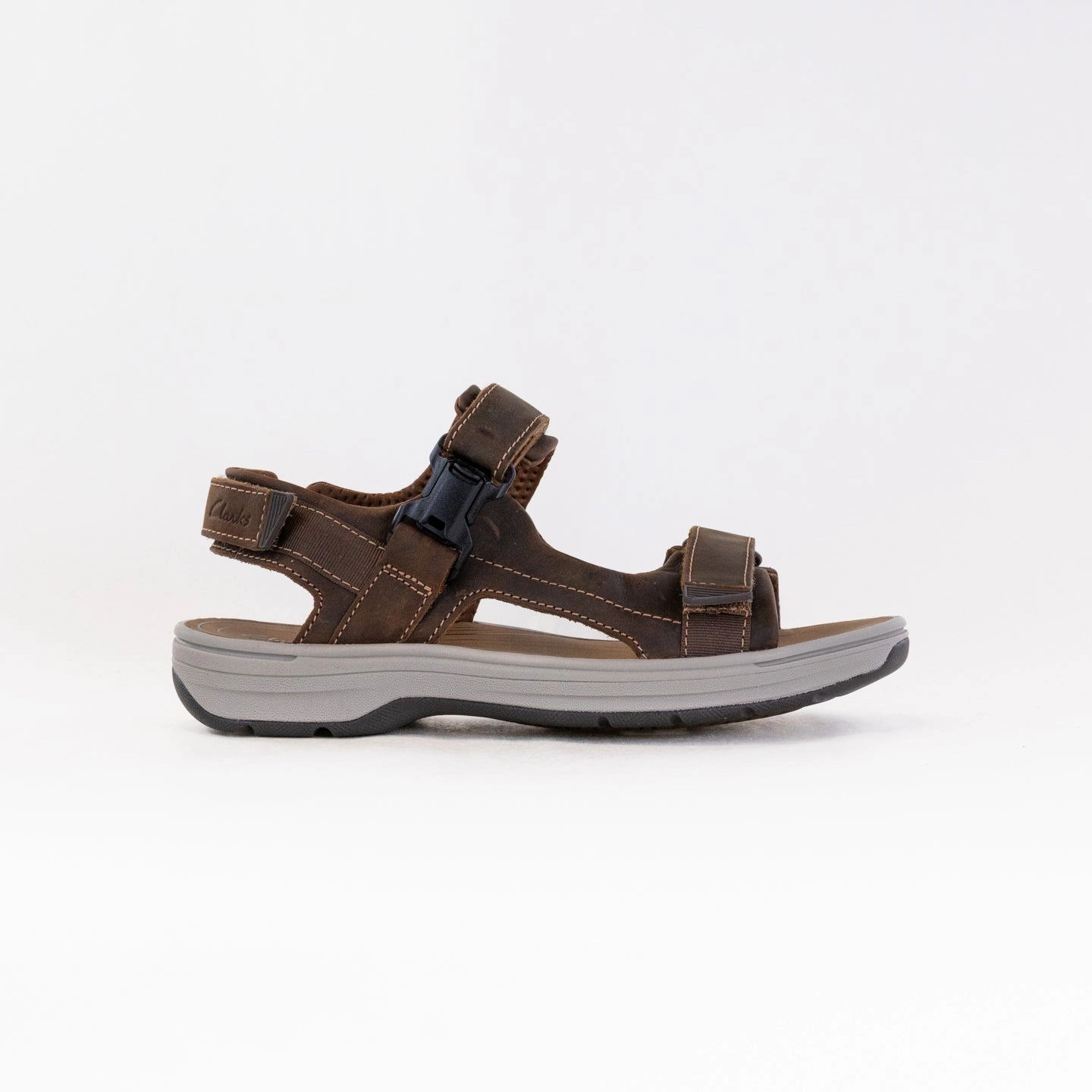 Clarks Saltway Edge (Men's) - Light Tan Leather Slip-On Versatility Versatile Walking Shoes