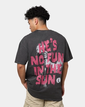 Non Restrictive Mobility American Thrift X Goosebumps Abominable Snowman Heavyweight T-Shirt Black Wash